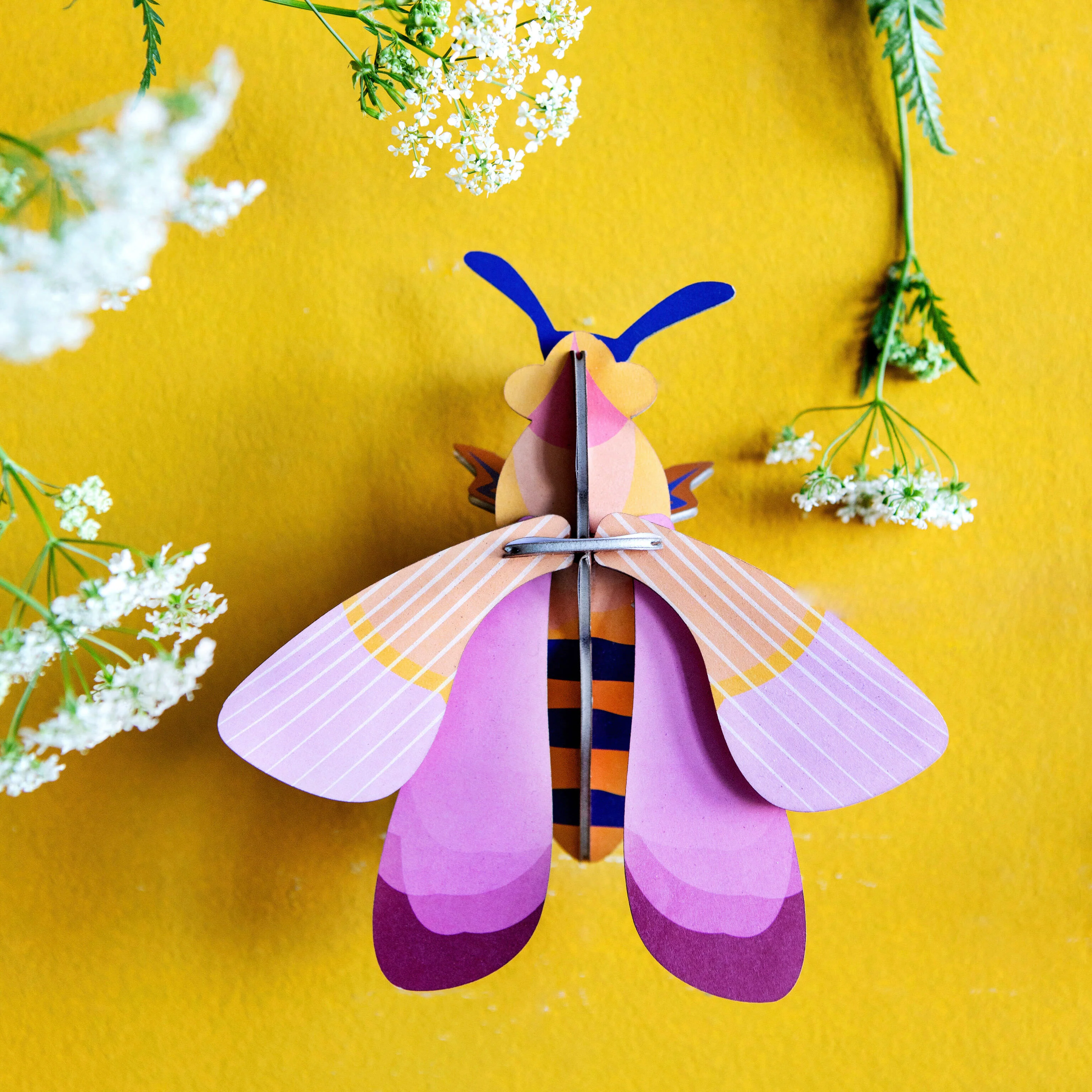 3D DIY Decorative Insects - Pink Bee - Image 3