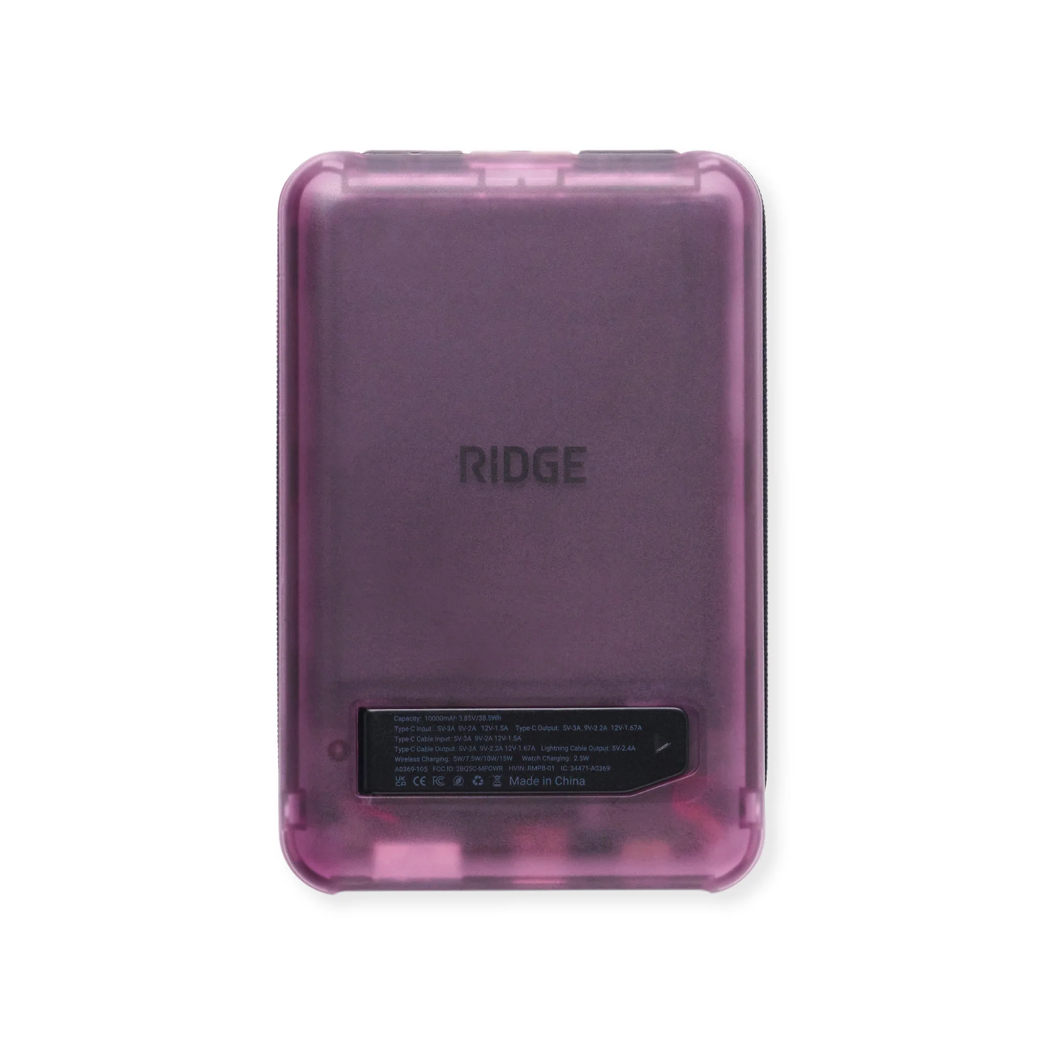 5-in-1 MagSafe Power Bank - Transparent Purple - Image 4