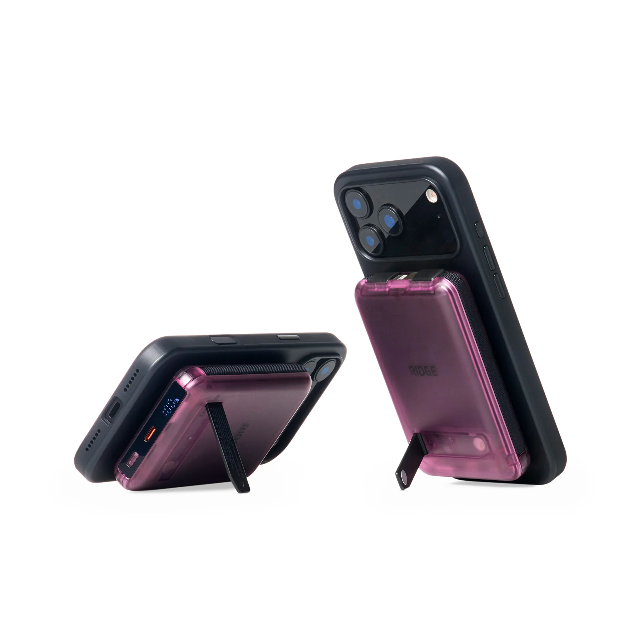 5-in-1 MagSafe Power Bank - Transparent Purple - Image 5