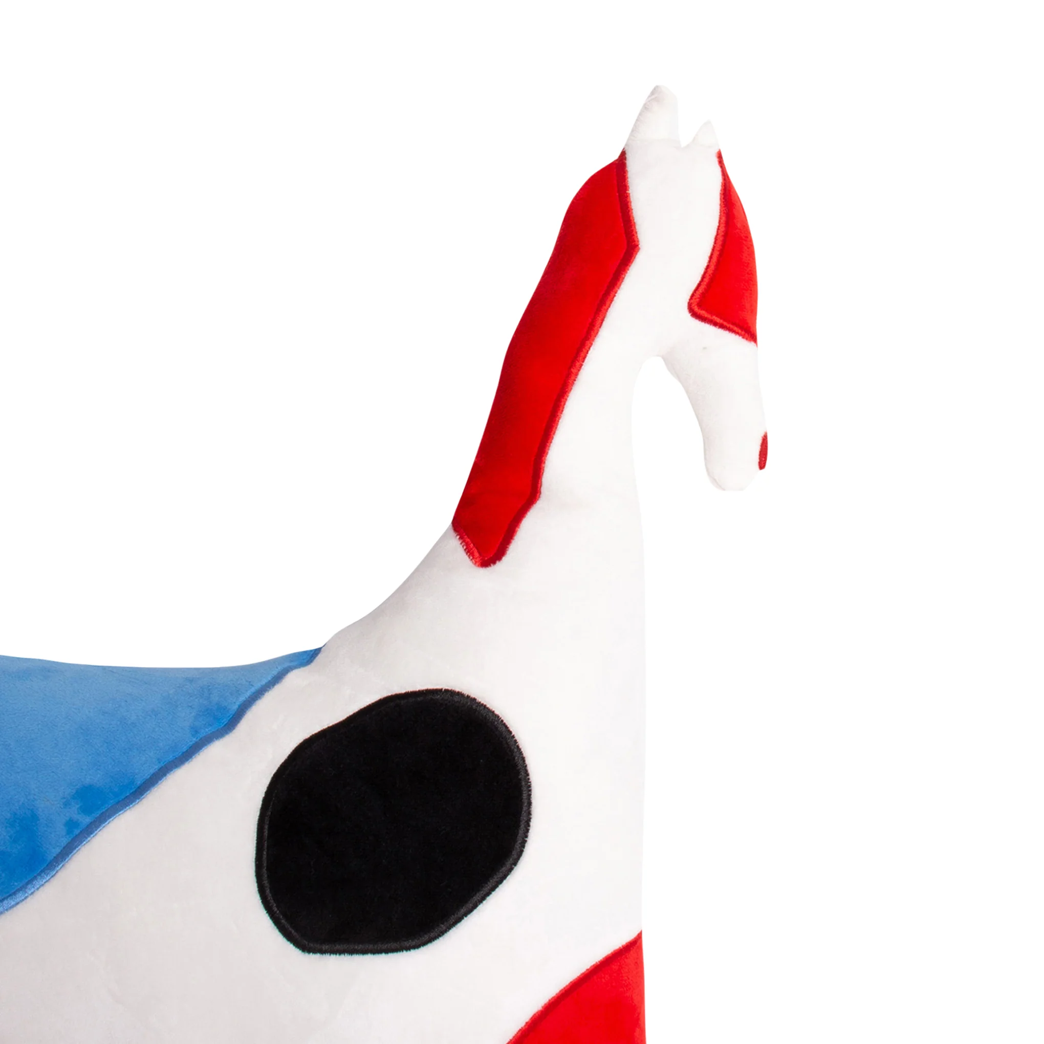 Abstract Horse Throw Pillow - Image 3