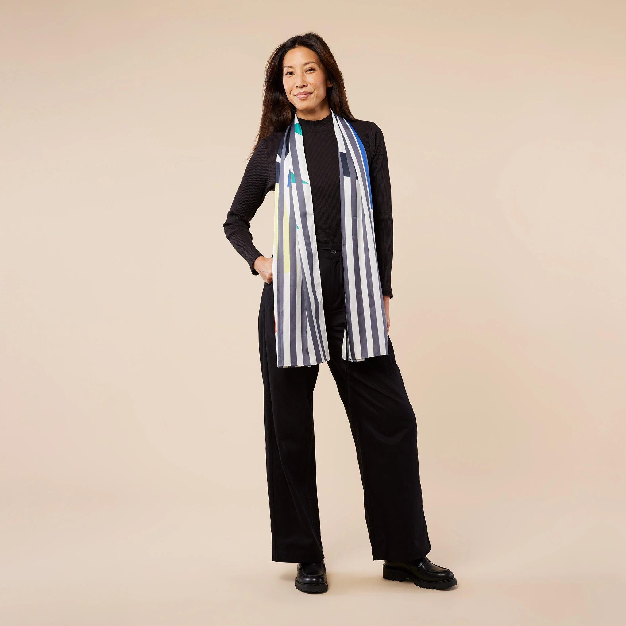 Alejandro Otero Recycled Polyester Colorhythm Scarf - Image 5