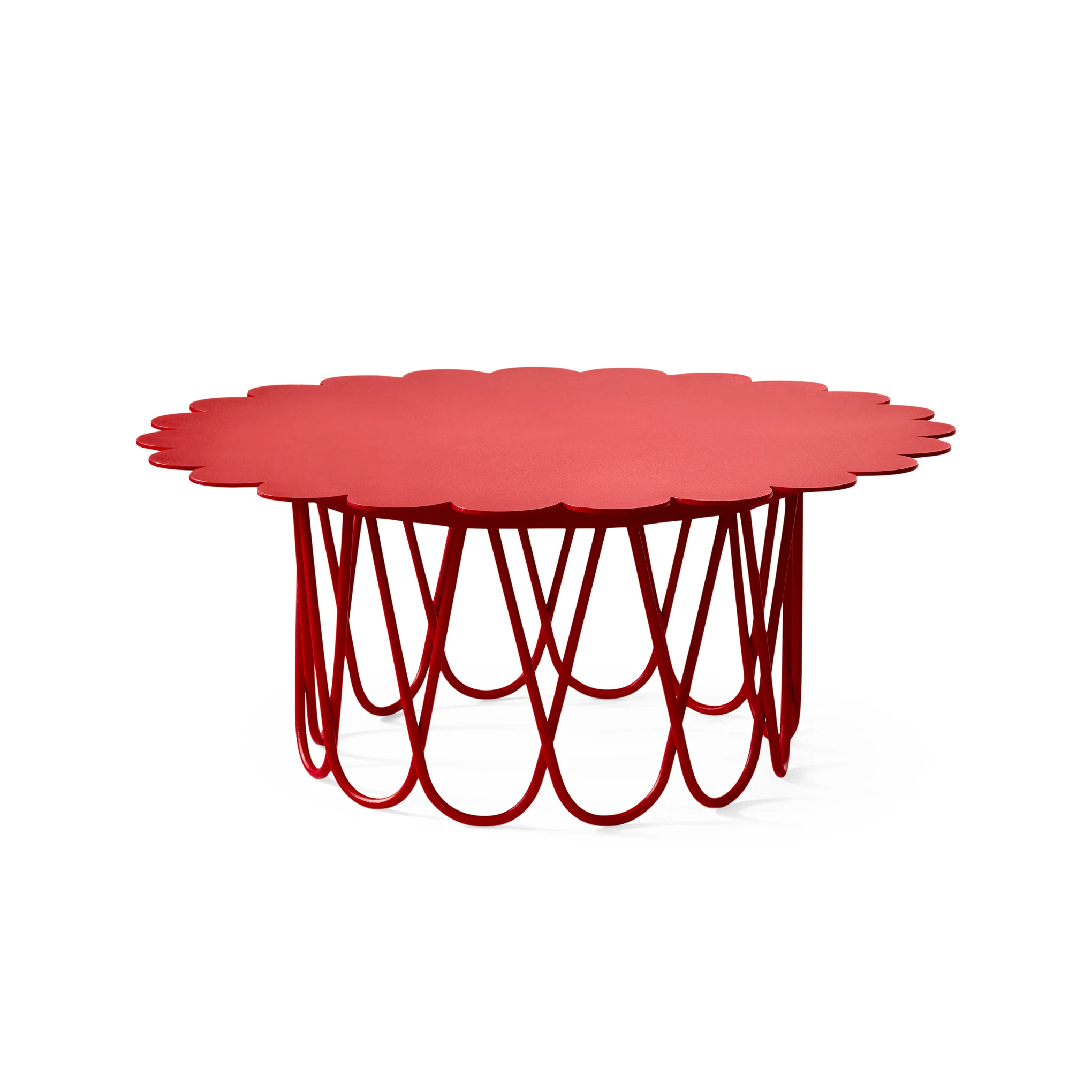 Alexander Girard Flower Coffee Table from Herman Miller - Red