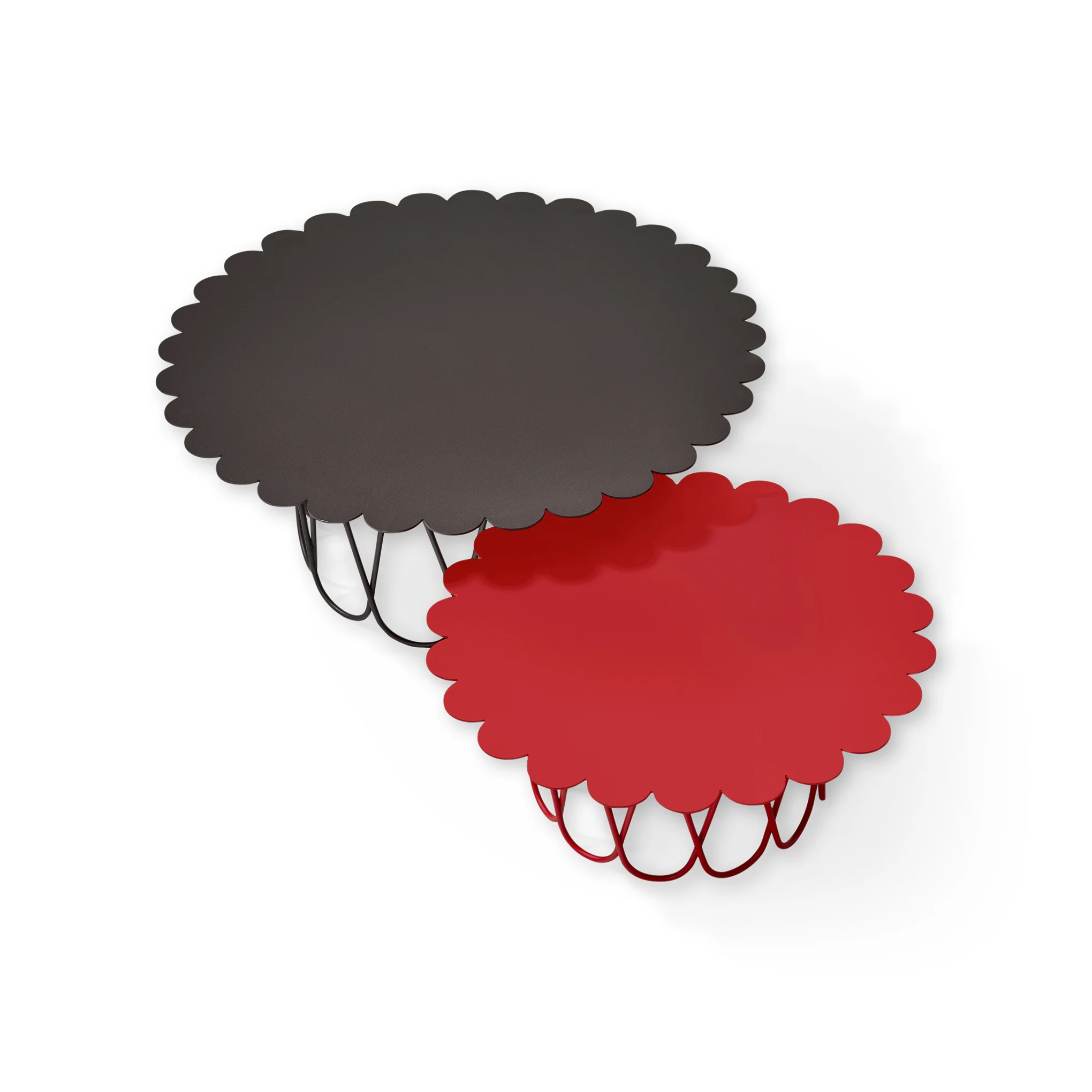 Alexander Girard Flower Coffee Table from Herman Miller - Red - Image 4