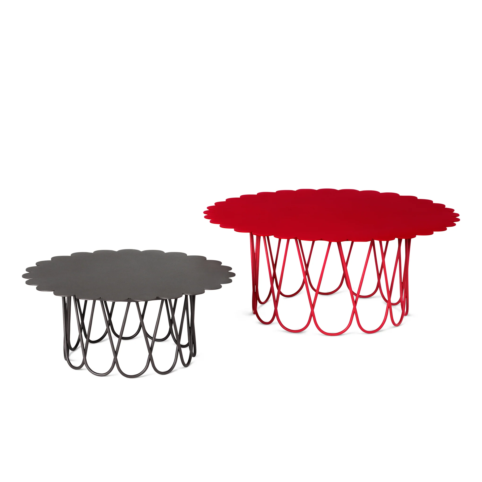 Alexander Girard Flower Coffee Table from Herman Miller - Red - Image 6