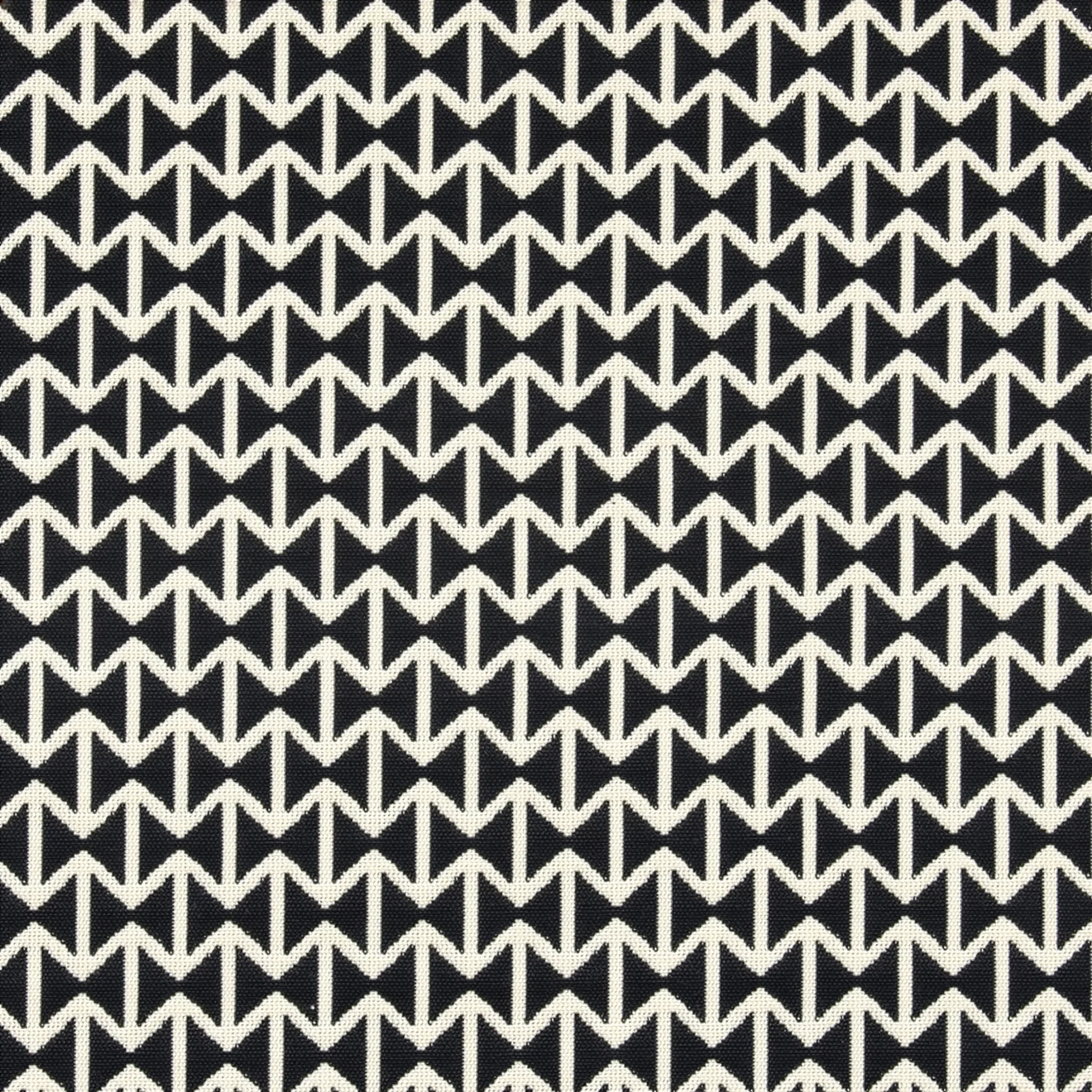 Alexander Girard Upholstered Stool from Herman Miller - Double Triangle B/ W - Image 5
