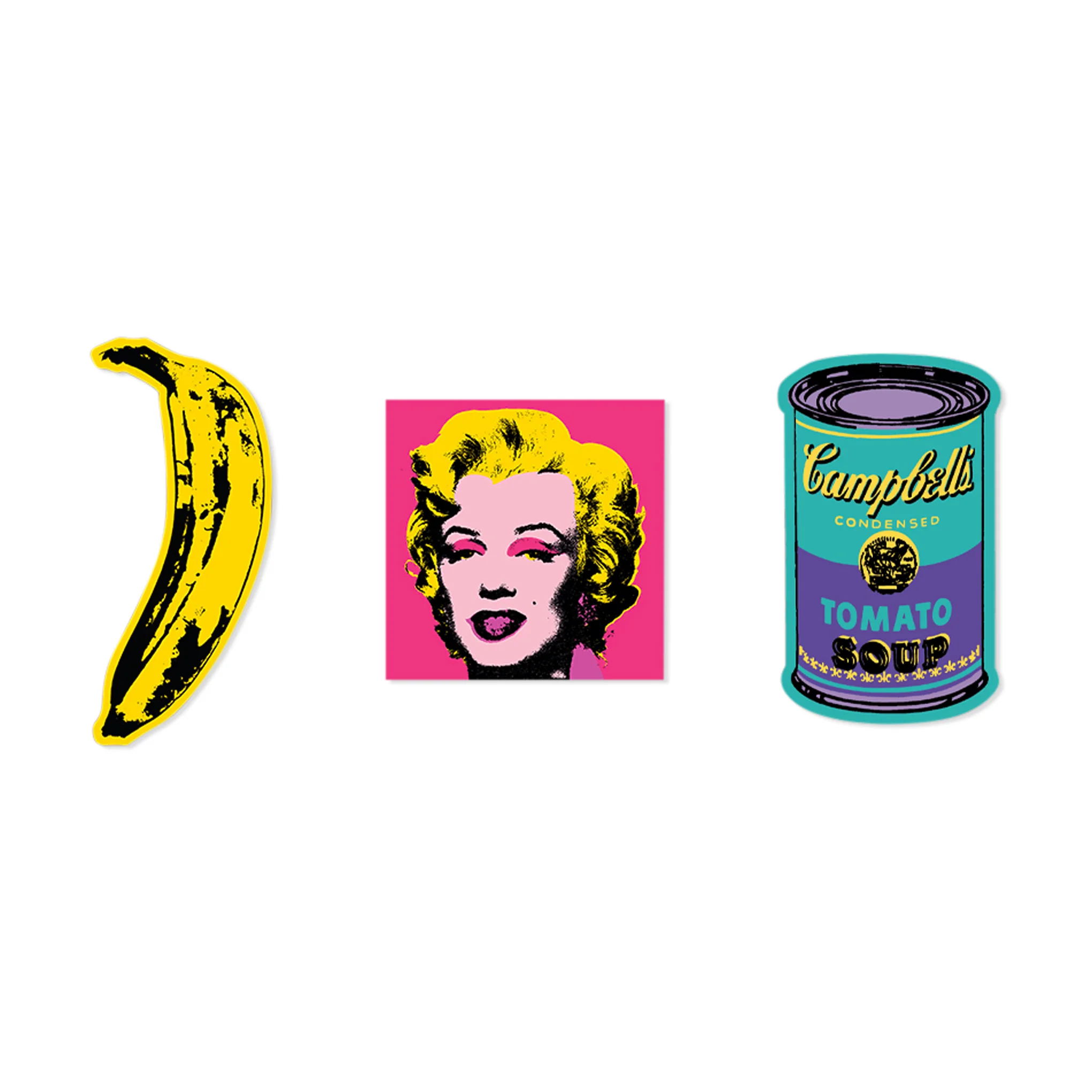 Andy Warhol '60s Silkscreen Apply Stickers - Set of 3 - Image 2