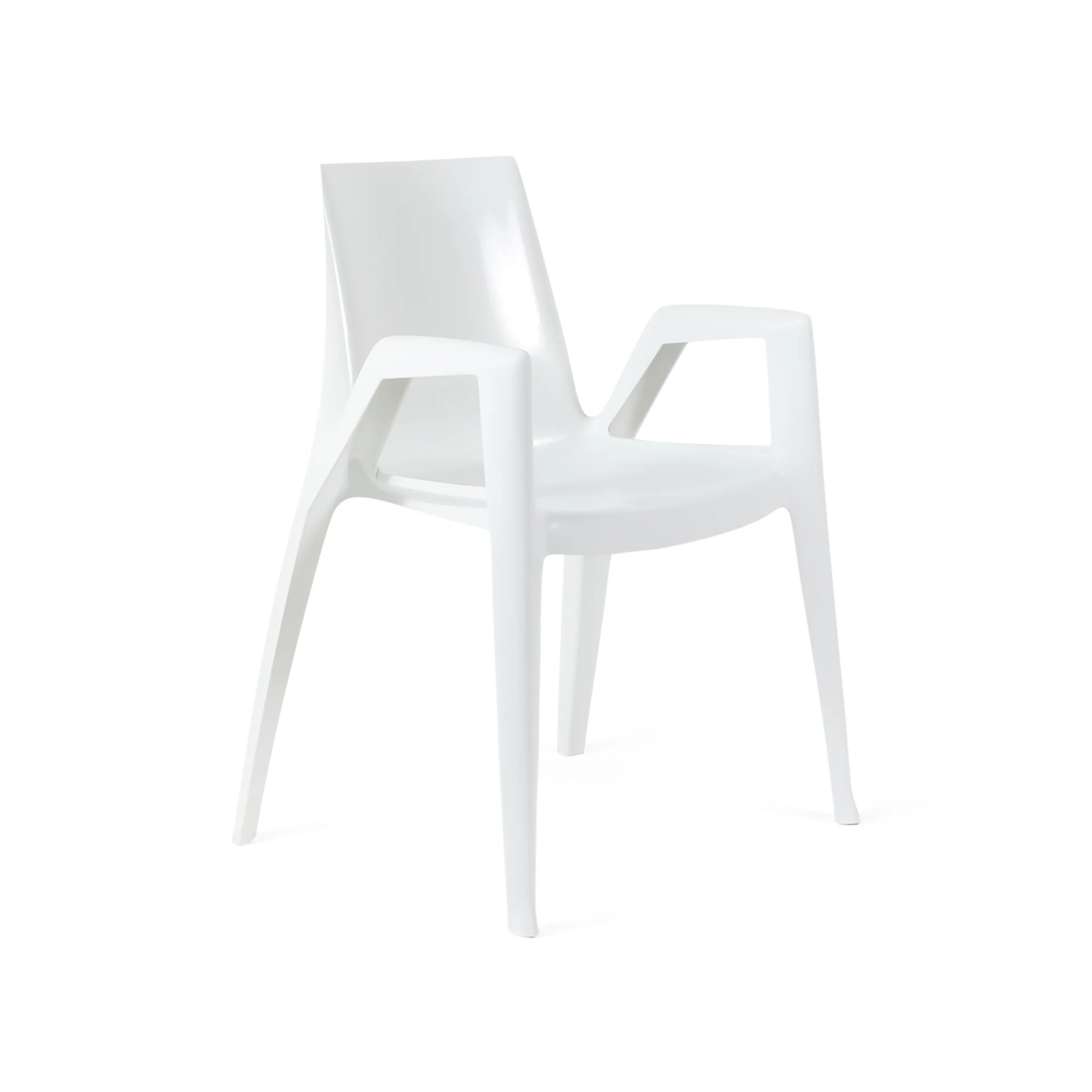 ArcoBellini Stacking Chair from Heller - White Pearl