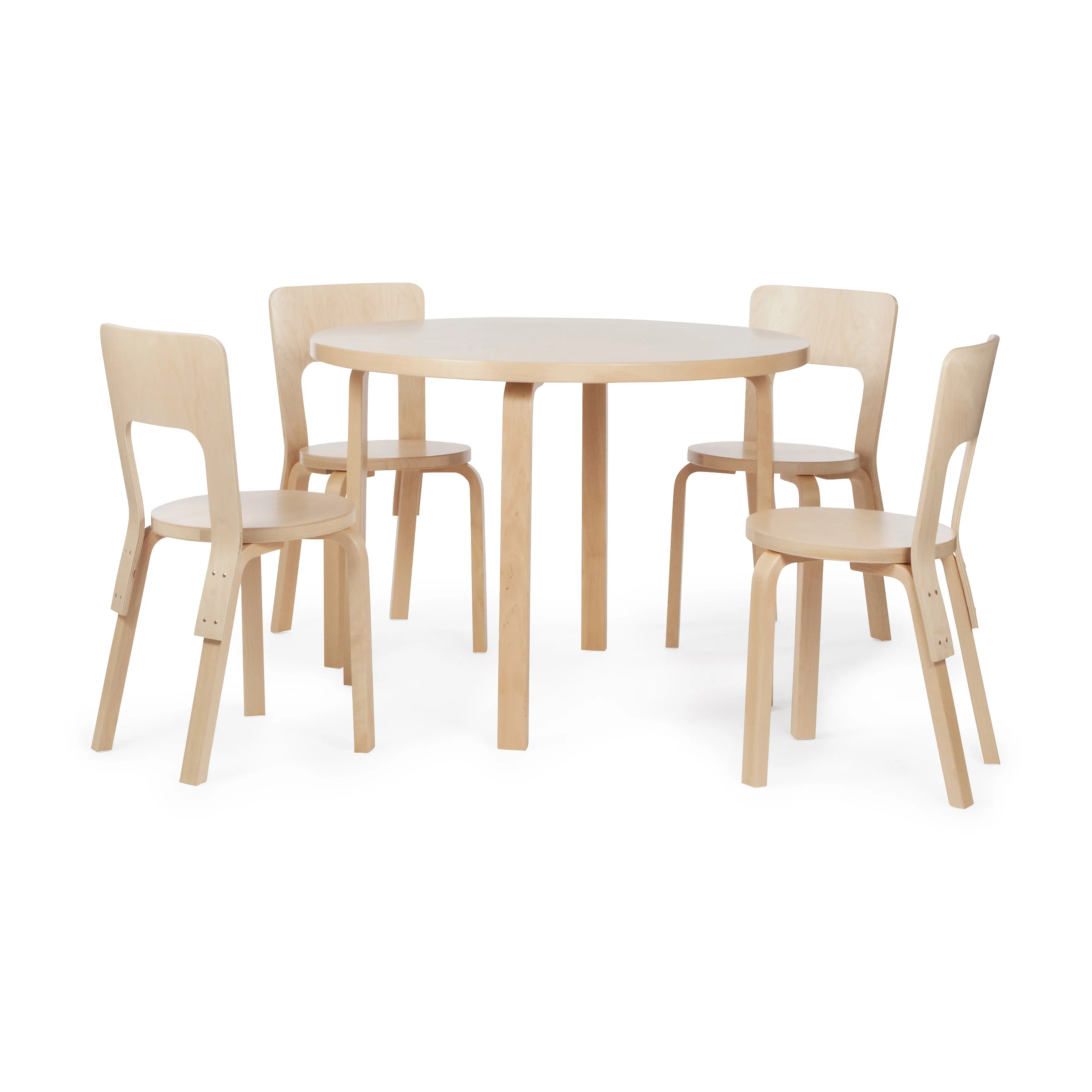 Artek Aalto Chair 66 - Birch - Image 11