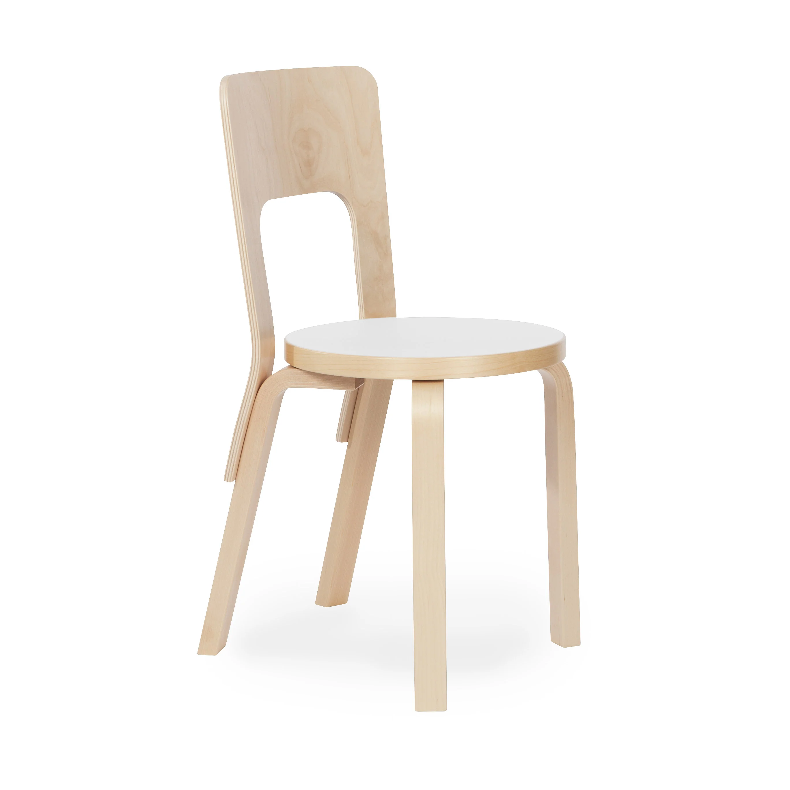 Artek Aalto Chair 66 - Birch - Image 6