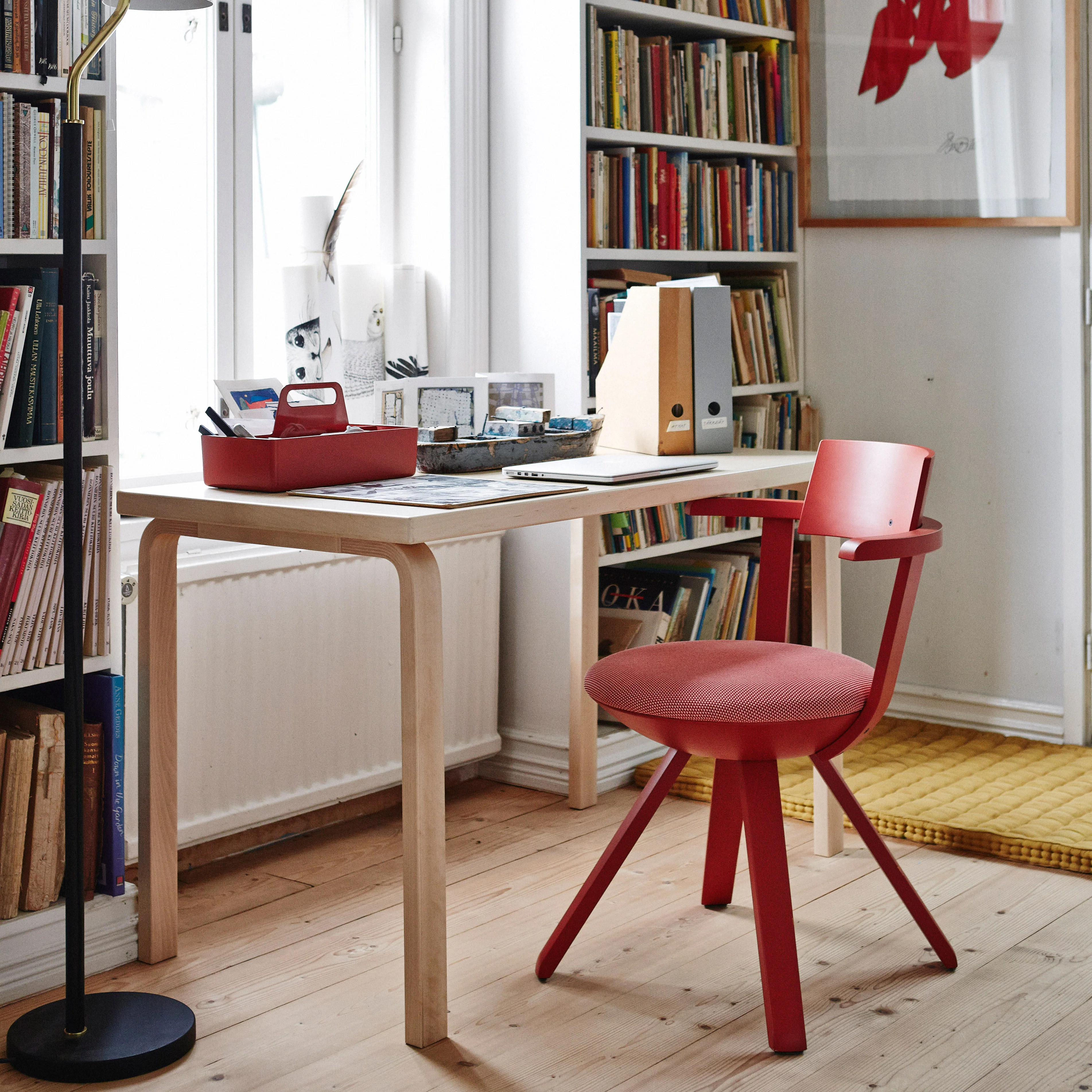 Artek Aalto Rectangular Table 80A - Birch - Image 7