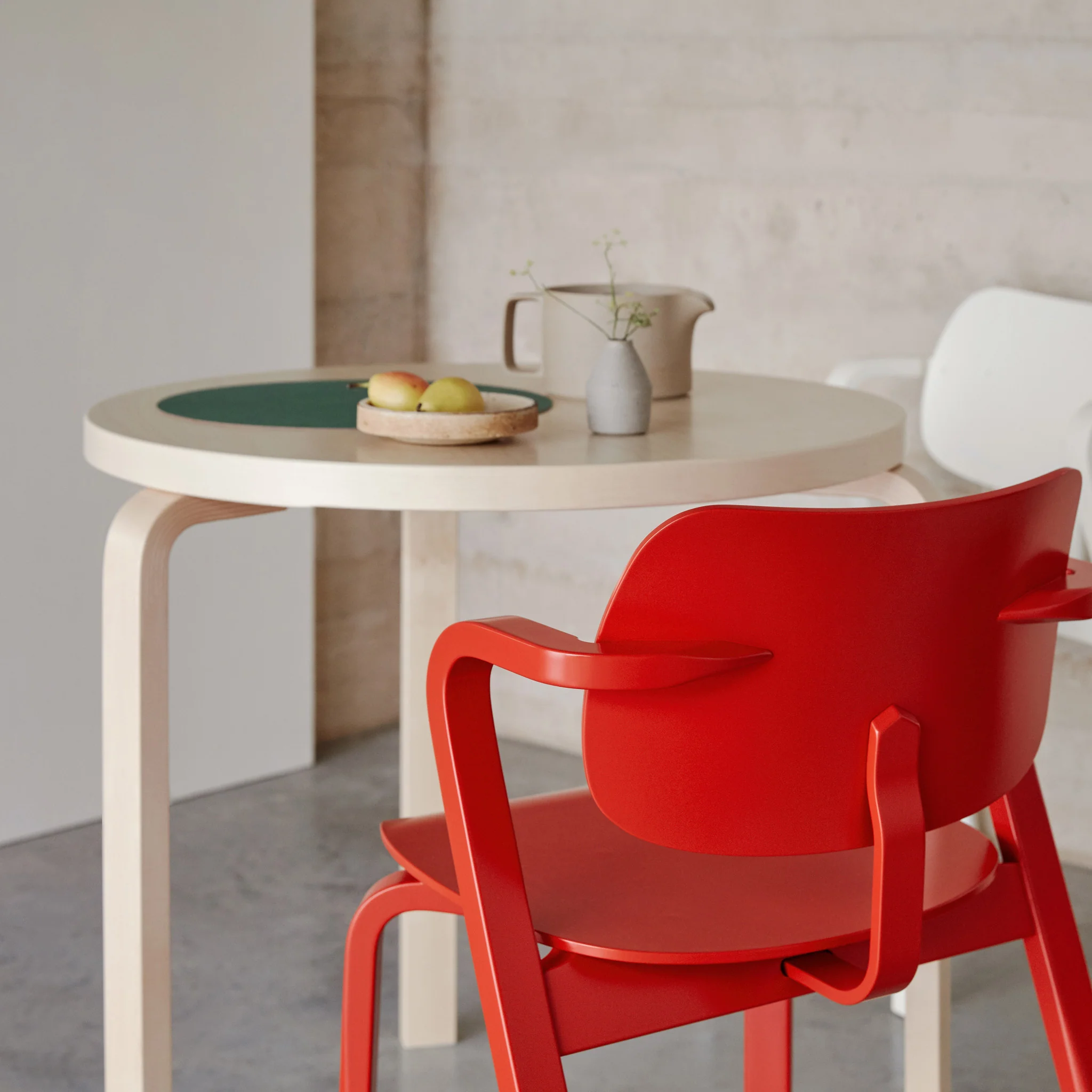 Artek Aalto Round Table 90B - Birch - Image 12