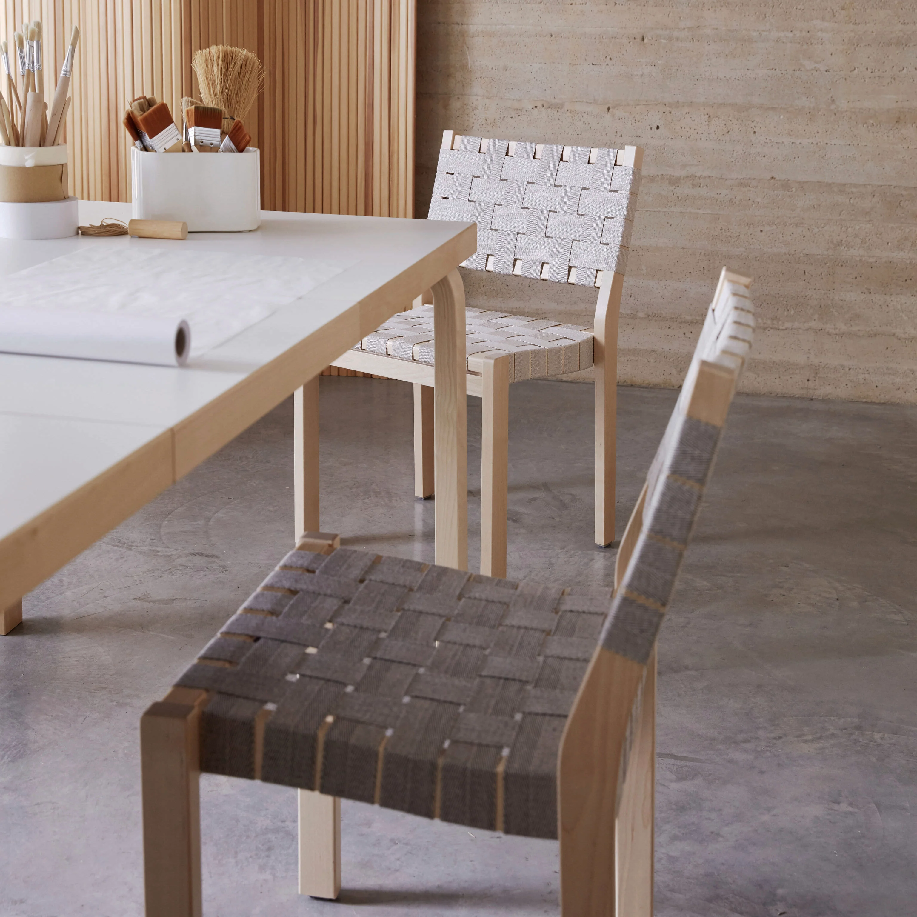 Artek Aalto Stackable Chair 611 - White - Image 2