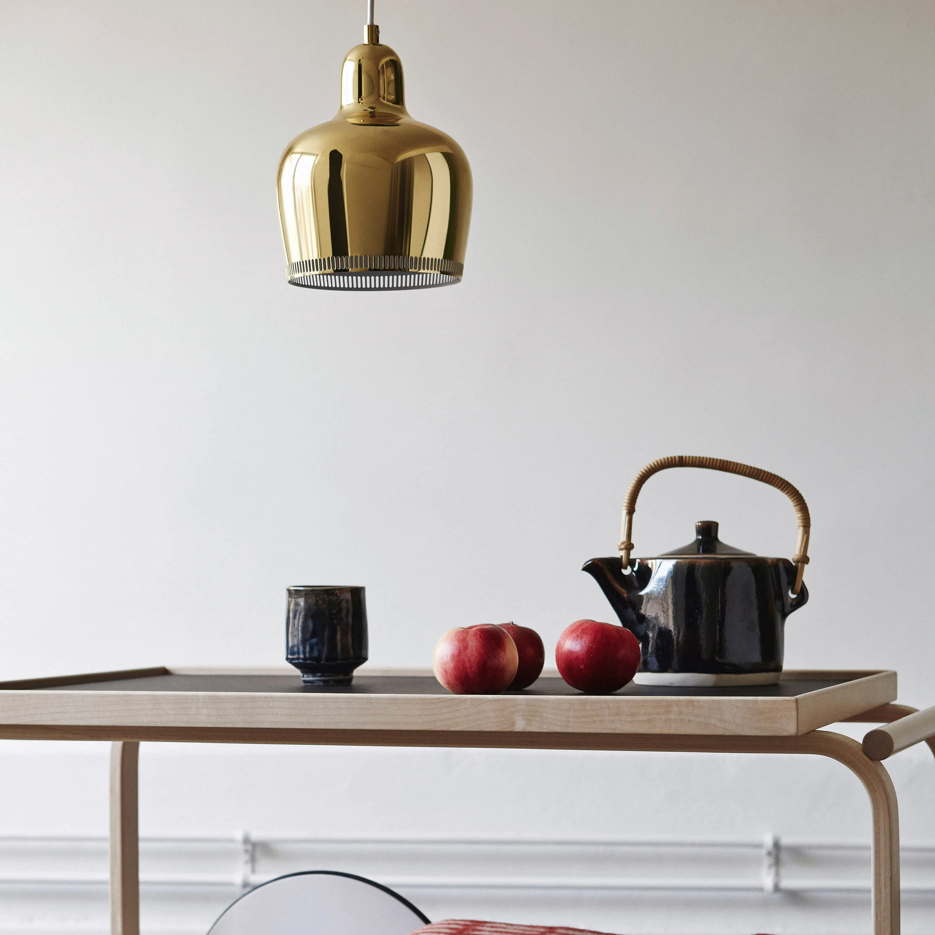 Artek Aalto Tea Trolley 901 - White/ Black/ Birch - Image 4
