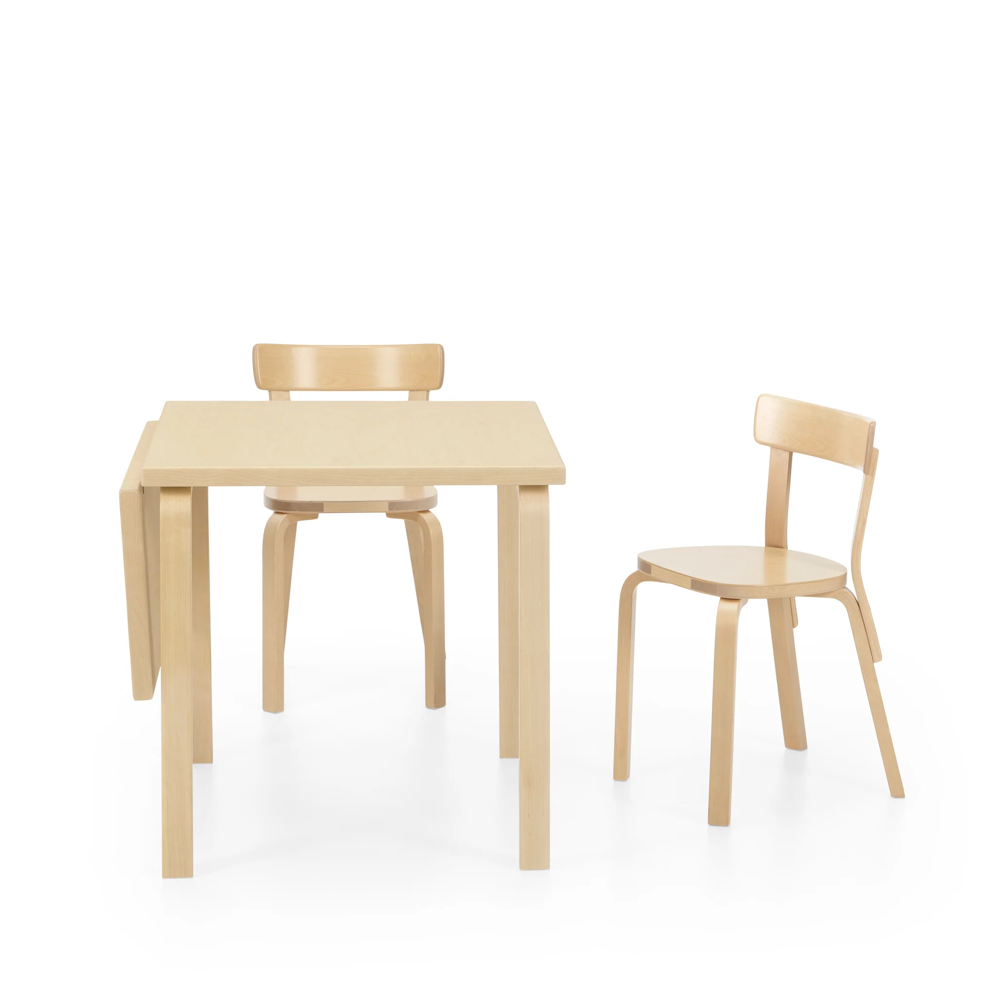 Artek Alvar Aalto Drop-Leaf Table - Birch - Image 4