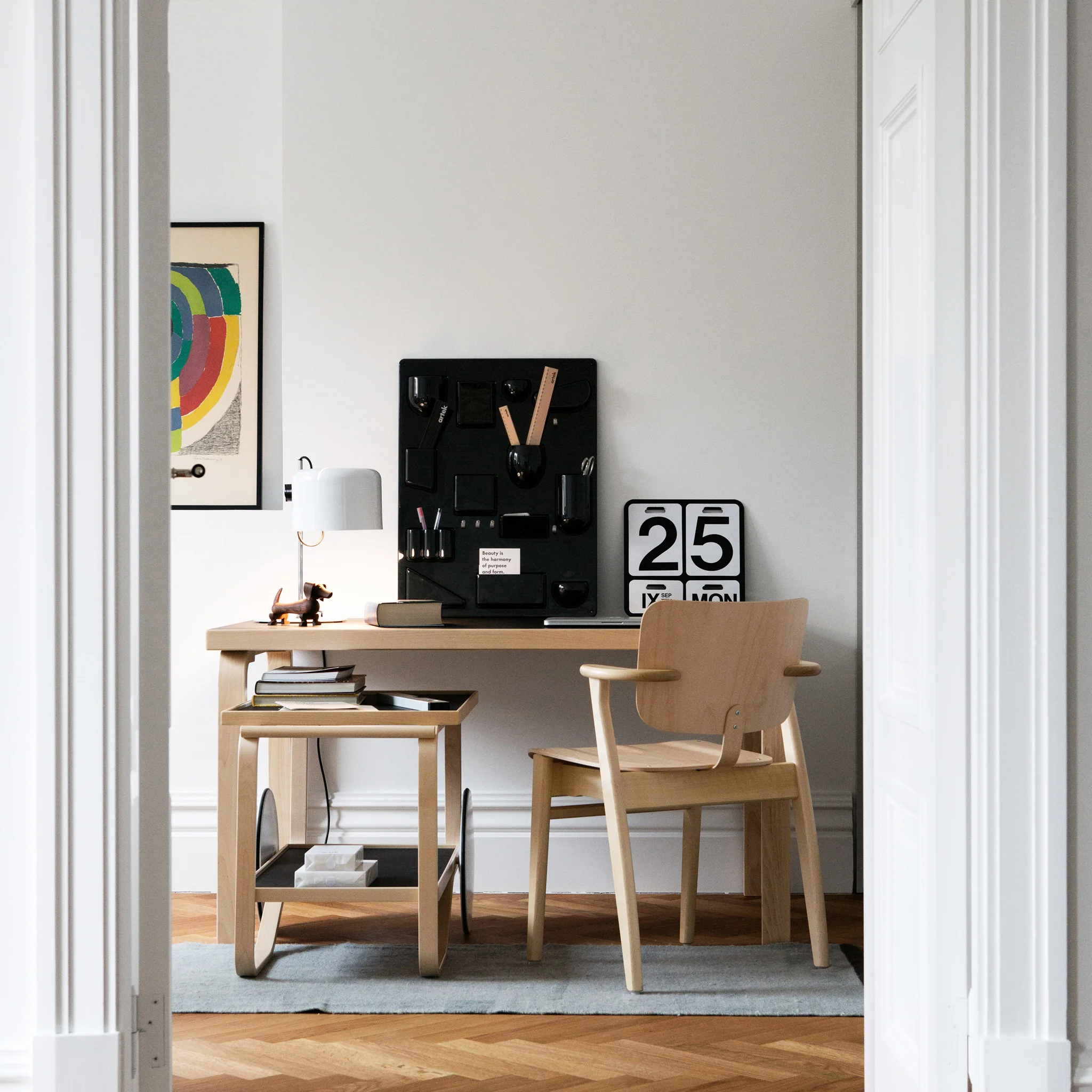 Artek Domus Stackable Chair - Birch - Image 15