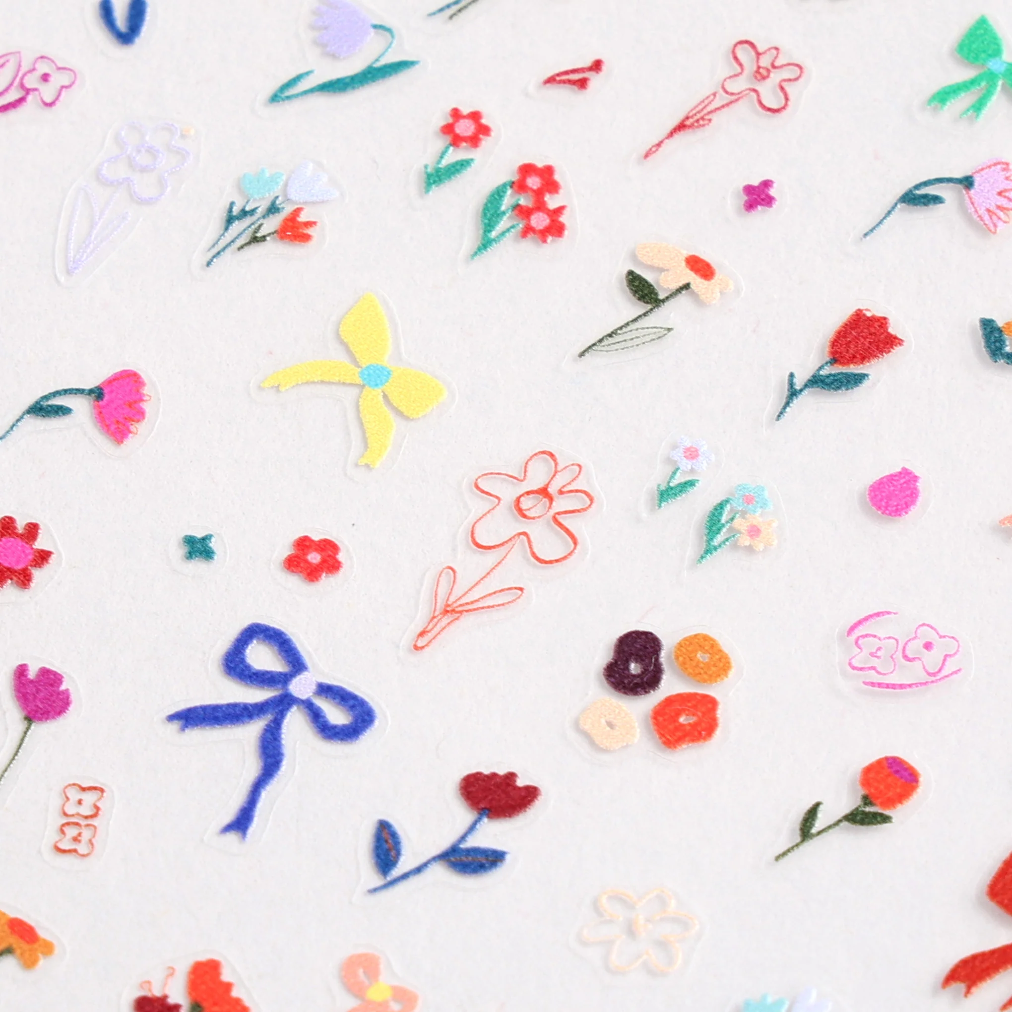 Artist Nail Stickers - Flower Pop - Image 2