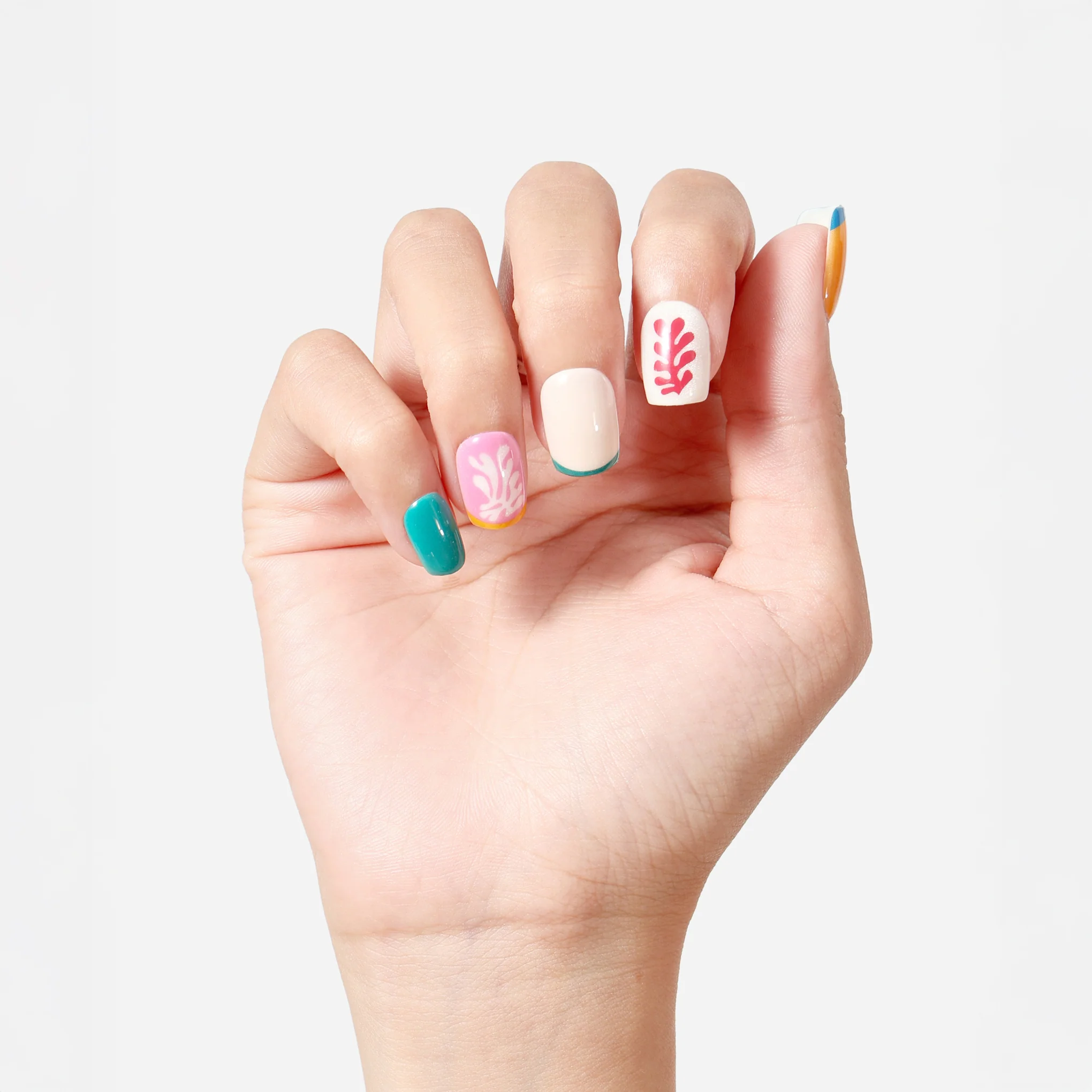 Artist Press-On Nails - Matisse Snow Flowers - Image 2