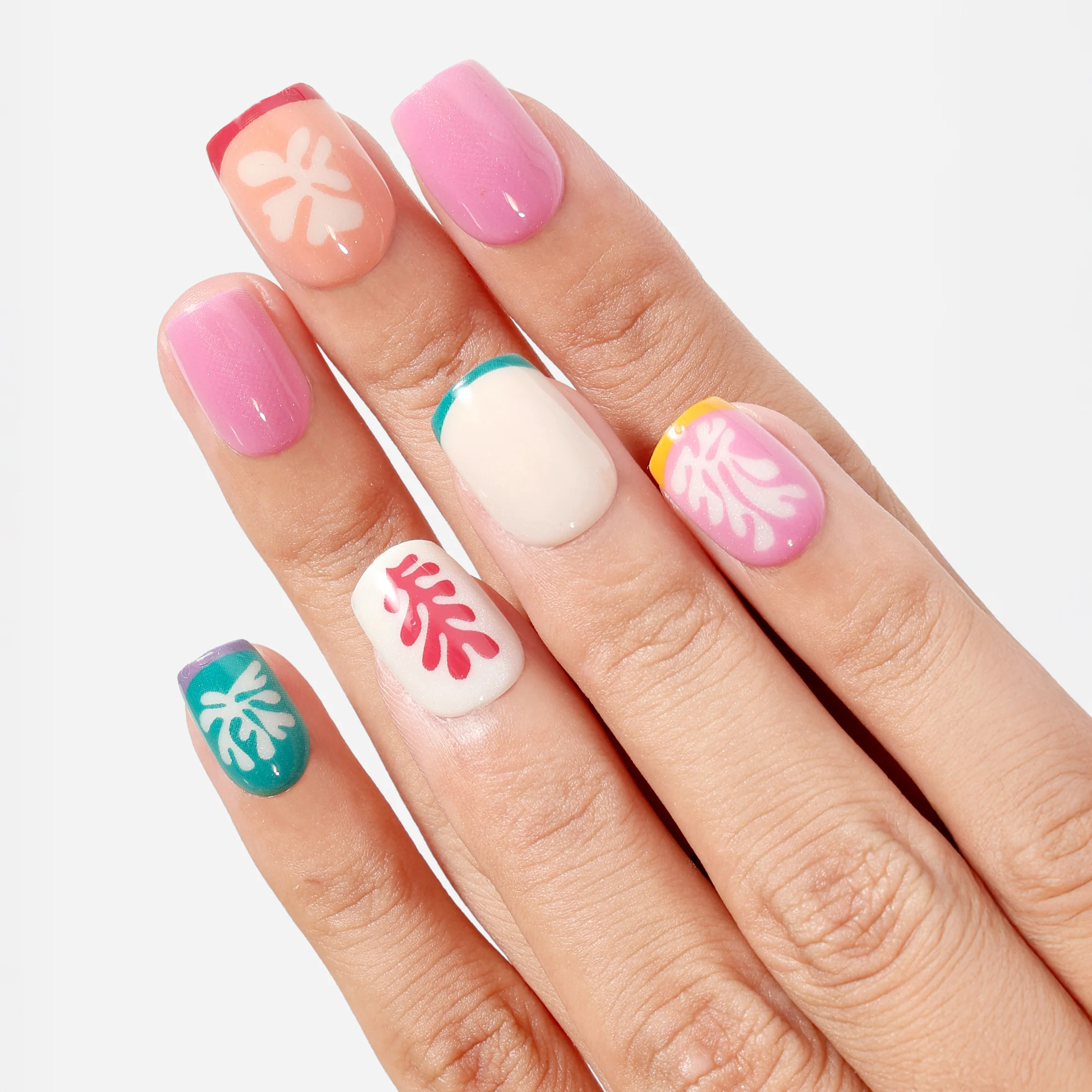 Artist Press-On Nails - Matisse Snow Flowers - Image 4