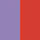 Baggu Puffy Recycled Nylon Eyeglasses Case - Gradient Stripe Poppy & Lilac - Image 3