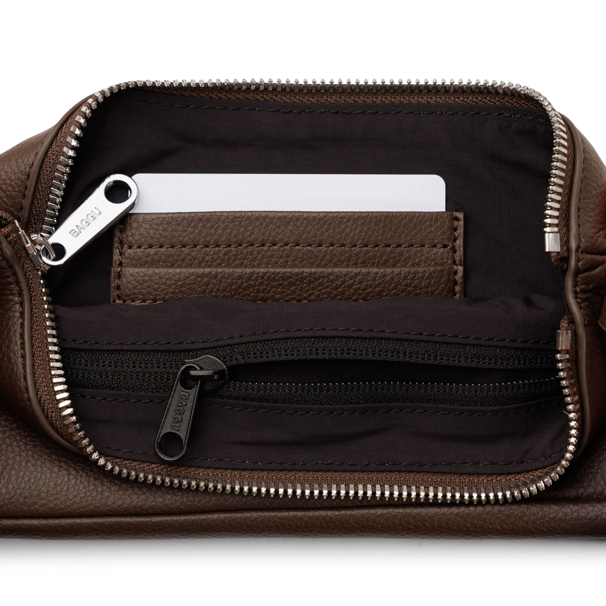 Baggu Recycled Leather Pochette Bag - Image 3