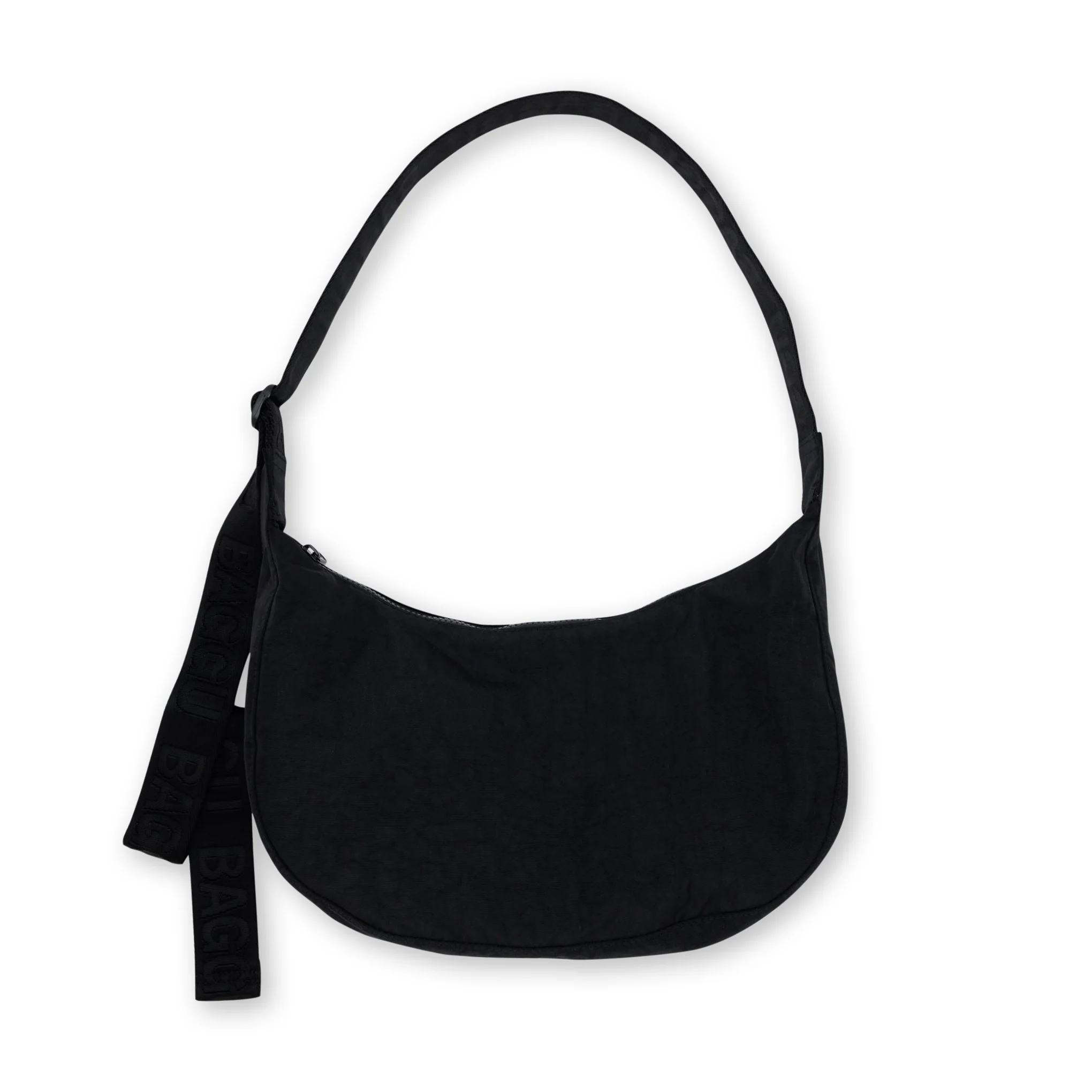 Baggu Recycled Nylon Crescent Bag - Black - Image 3