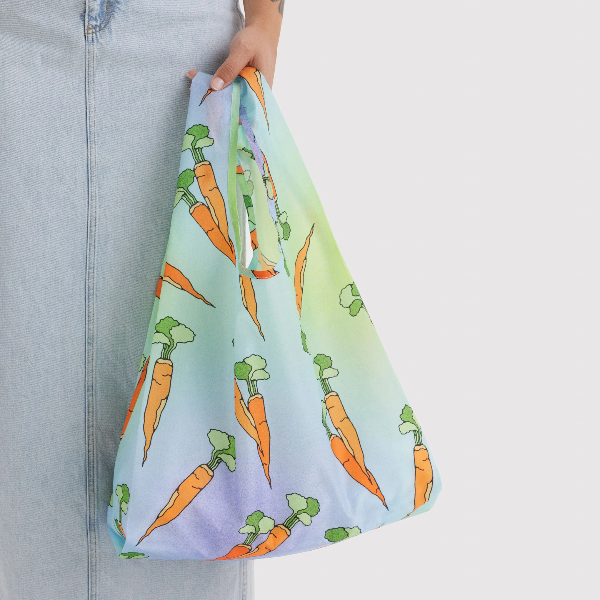 Baggu Recycled Nylon Standard Tote Bag - Carrots - Image 2