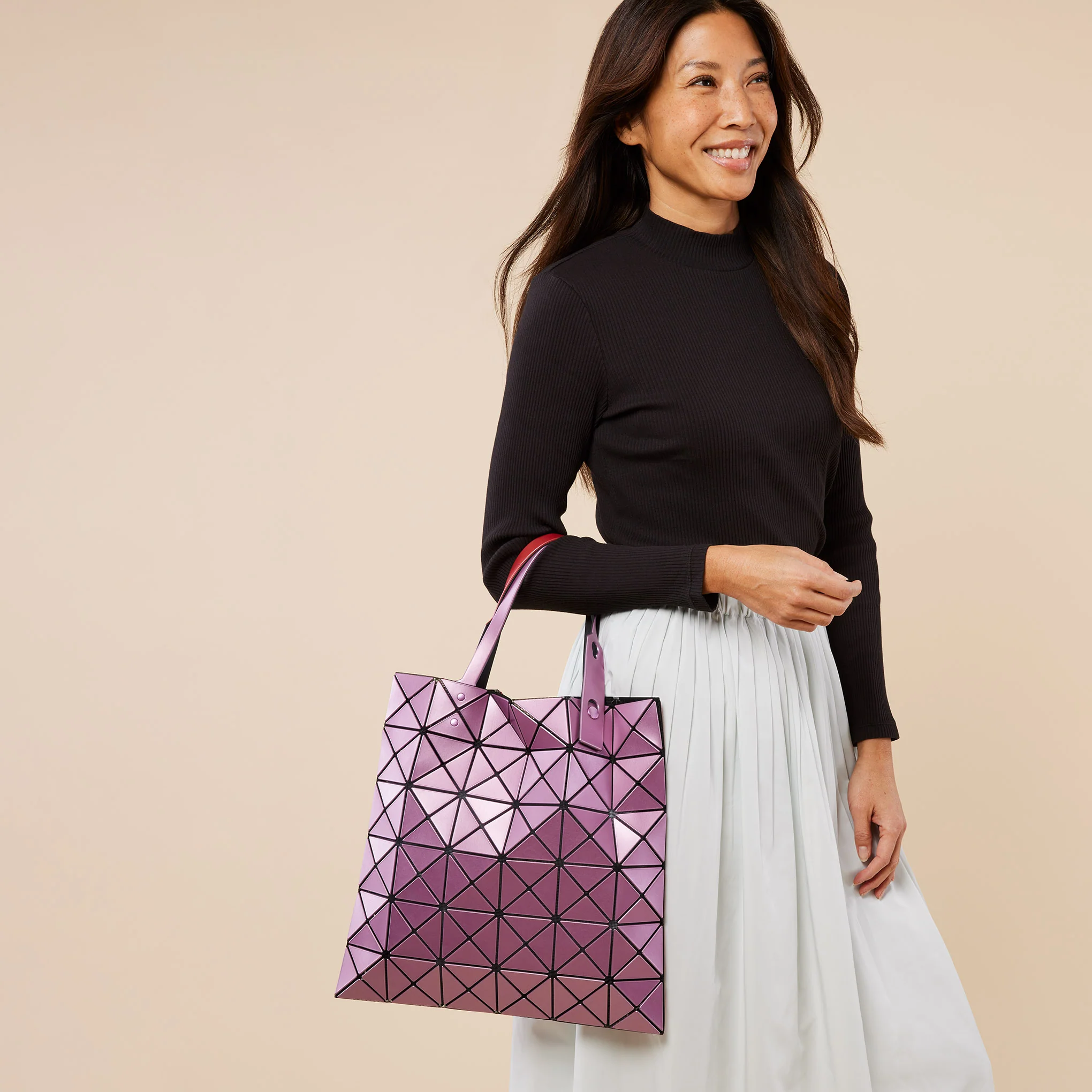 BAO BAO ISSEY MIYAKE Dual-Tone Lucent Tote Bag - Image 7