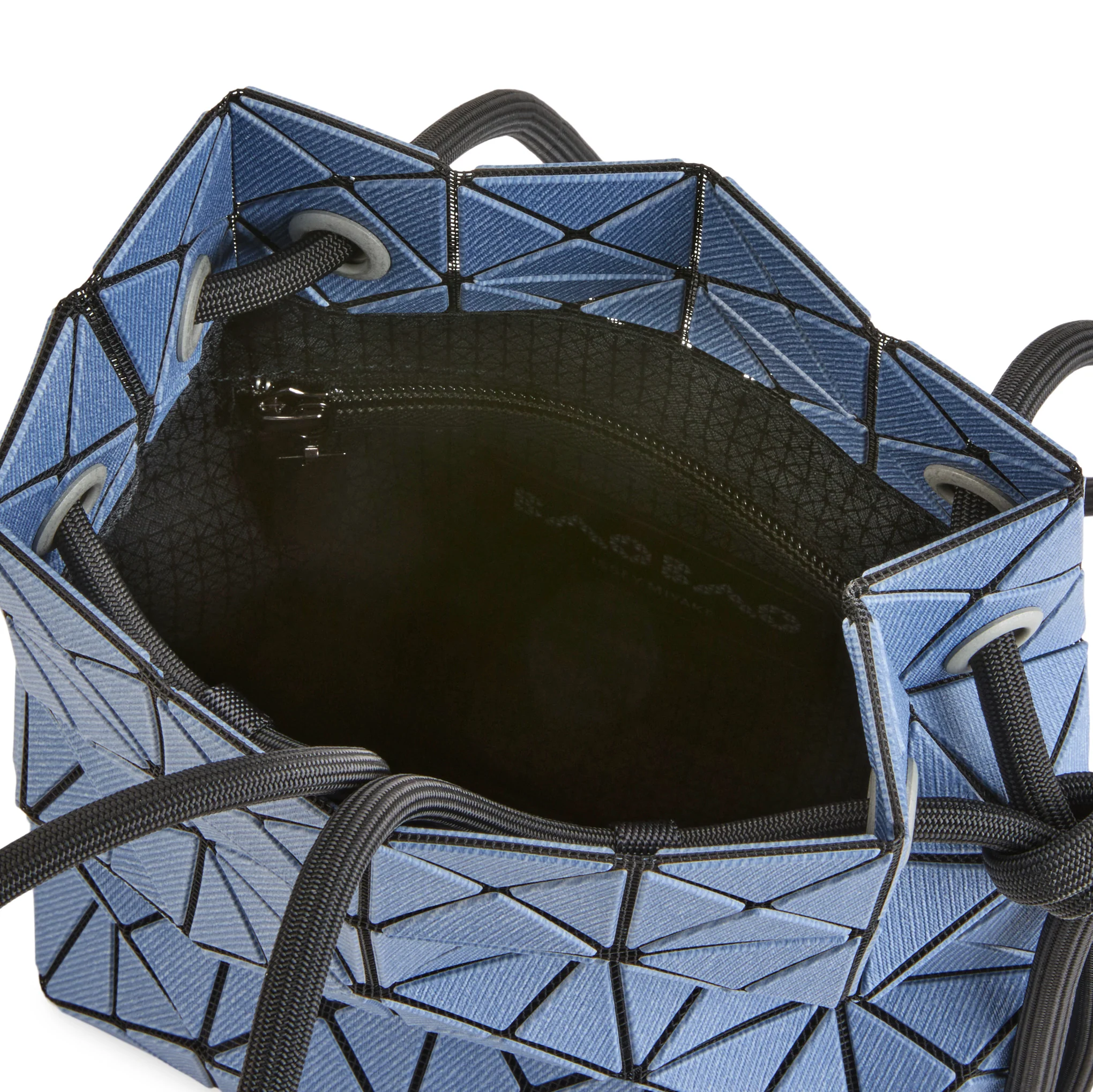 BAO BAO ISSEY MIYAKE Wring Denim Drawstring Bag - Image 5