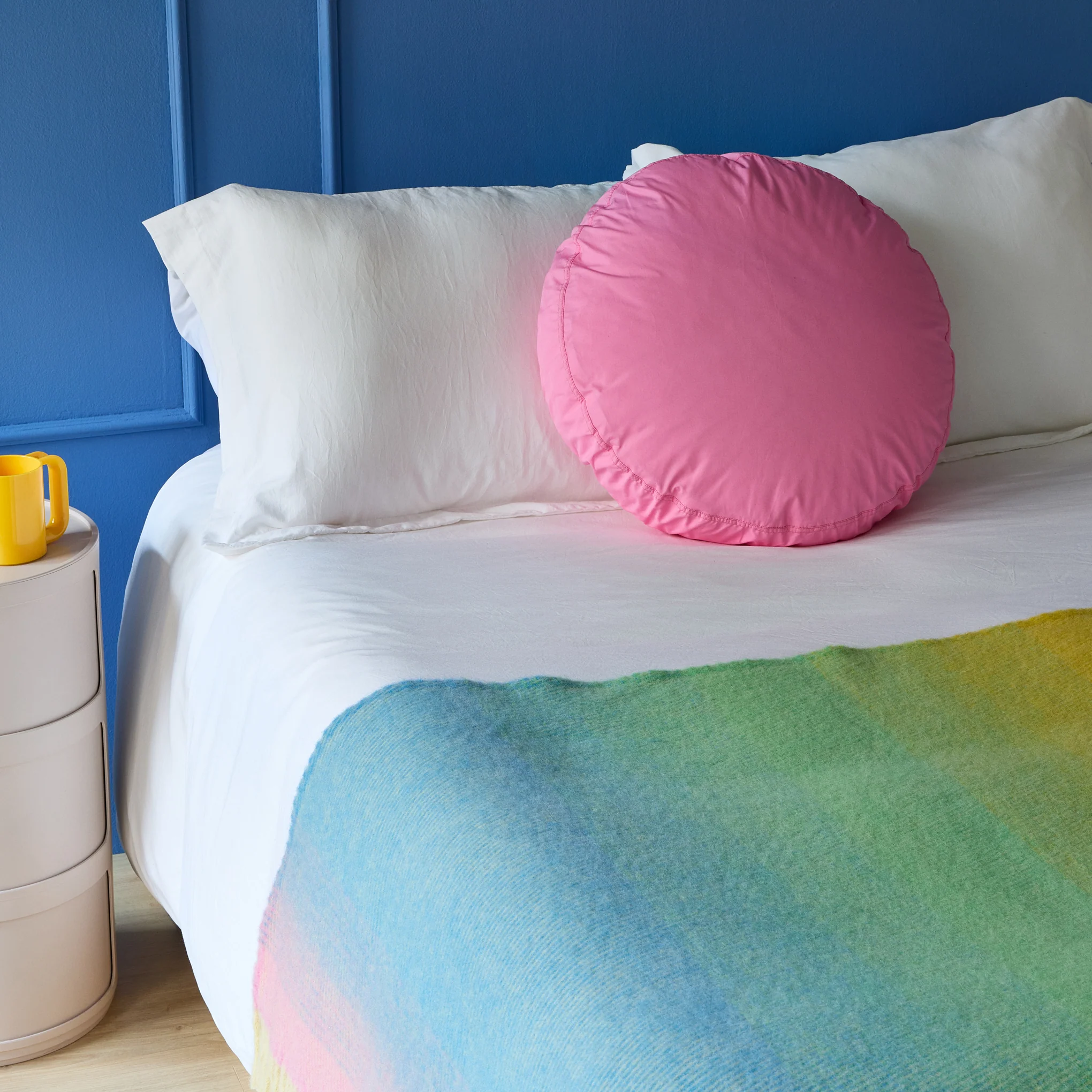 Big Dot Cotton Throw Pillow - Pink Candy - Image 2