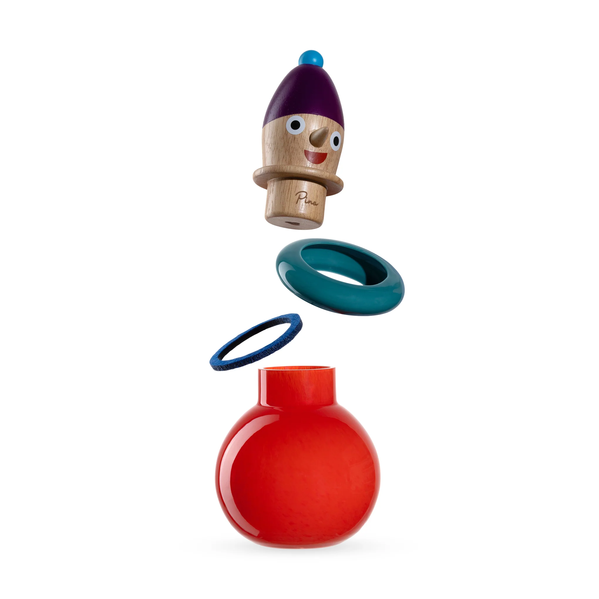 Buoni Amici Glass Character Vase - Pino - Image 3