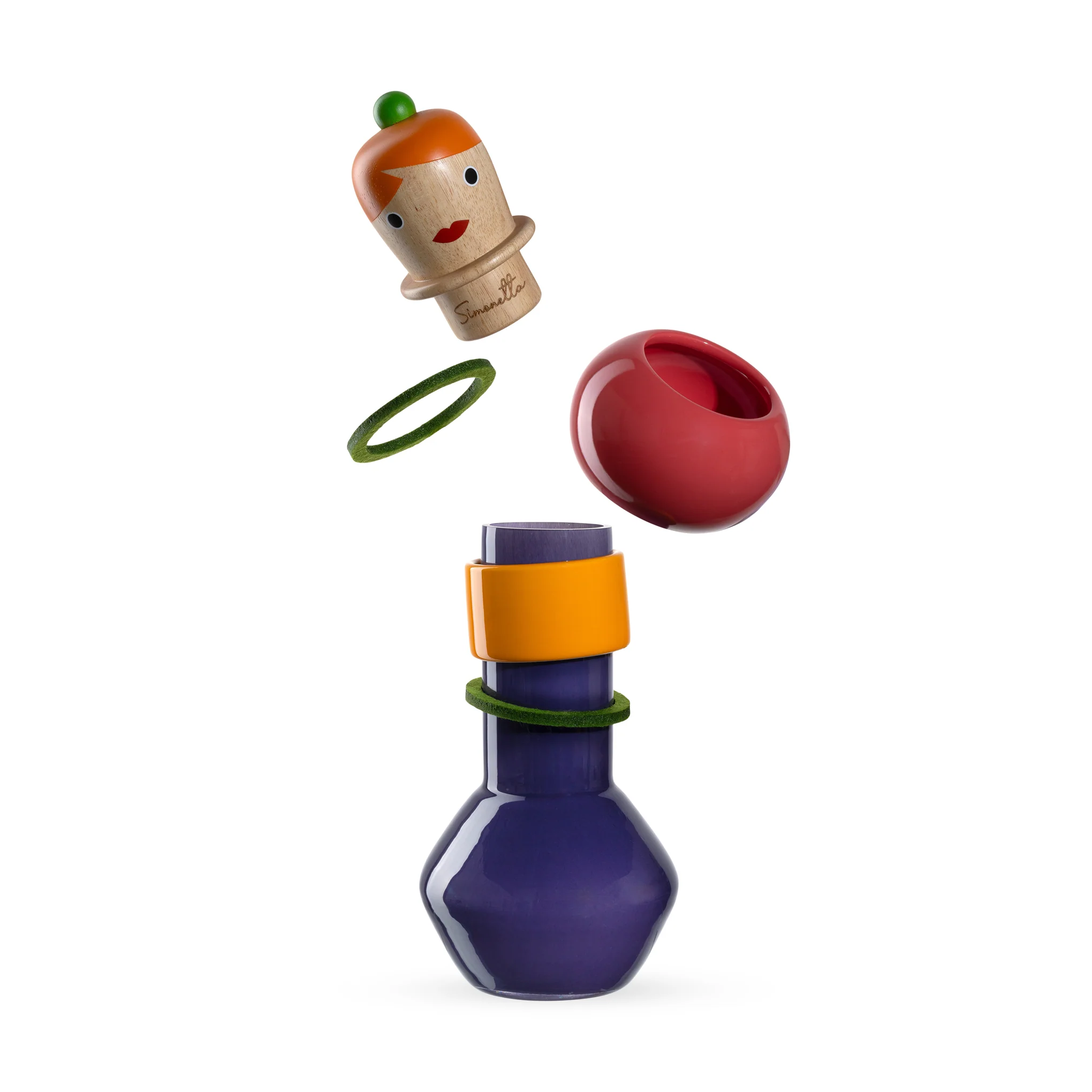 Buoni Amici Glass Character Vase - Simonetta - Image 3
