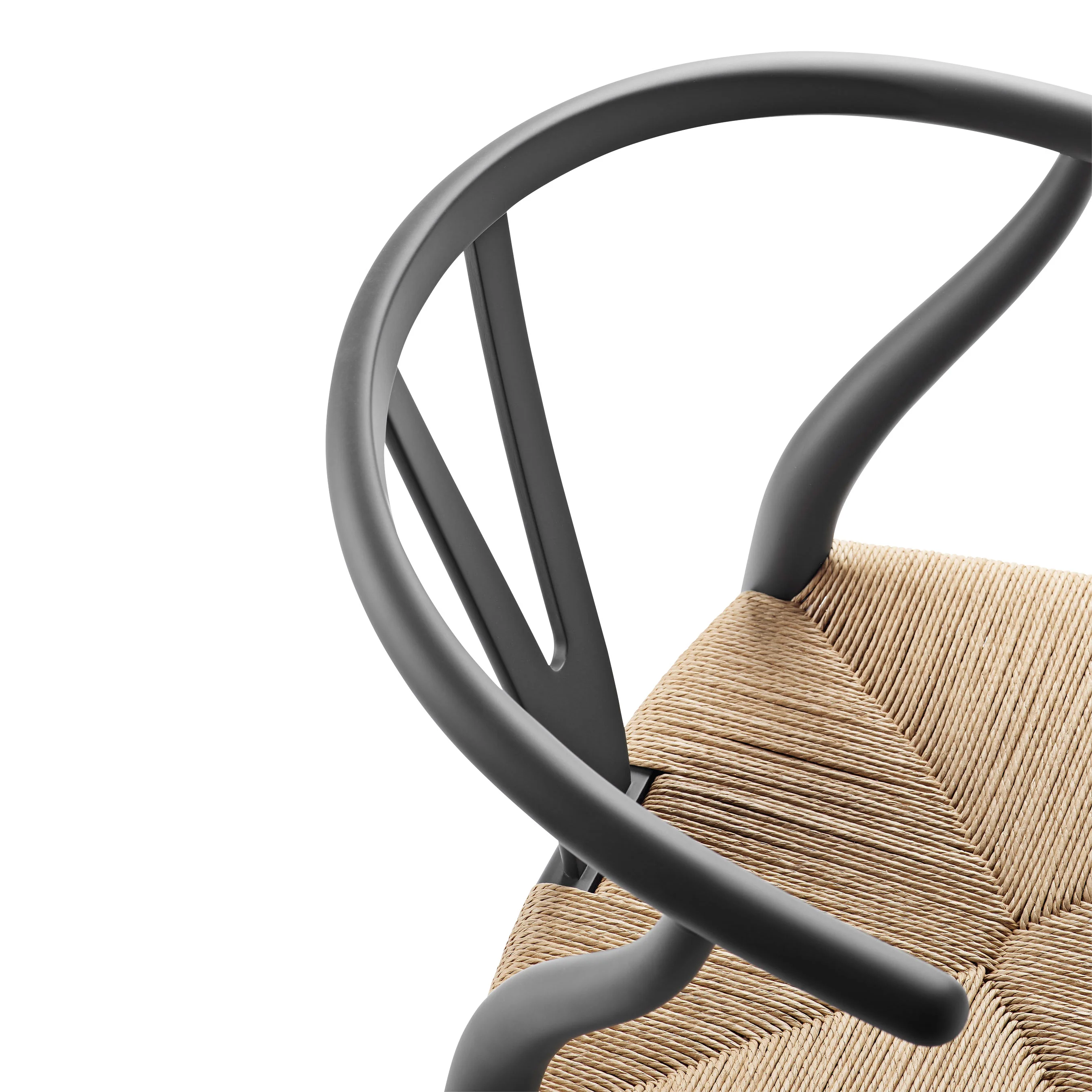 CH24 Wishbone Chair - Gray - Image 5