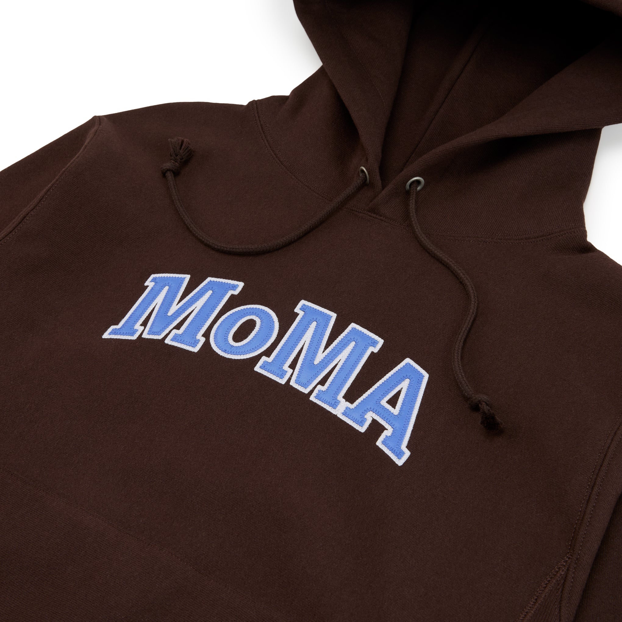 Champion Hoodie - MoMA Edition - Brown/ Blue - Image 3
