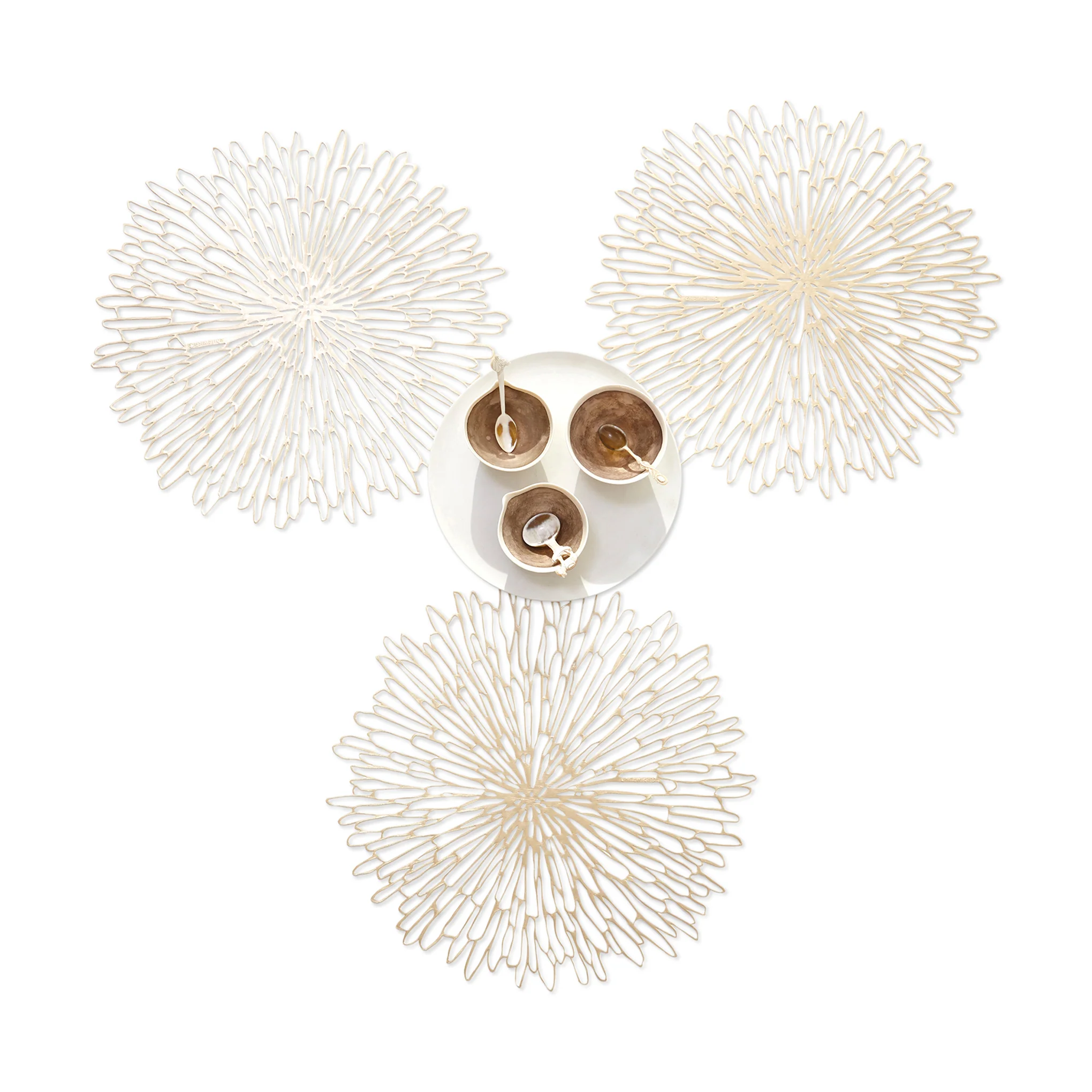 Chilewich Bloom Placemat - Champagne - Image 3