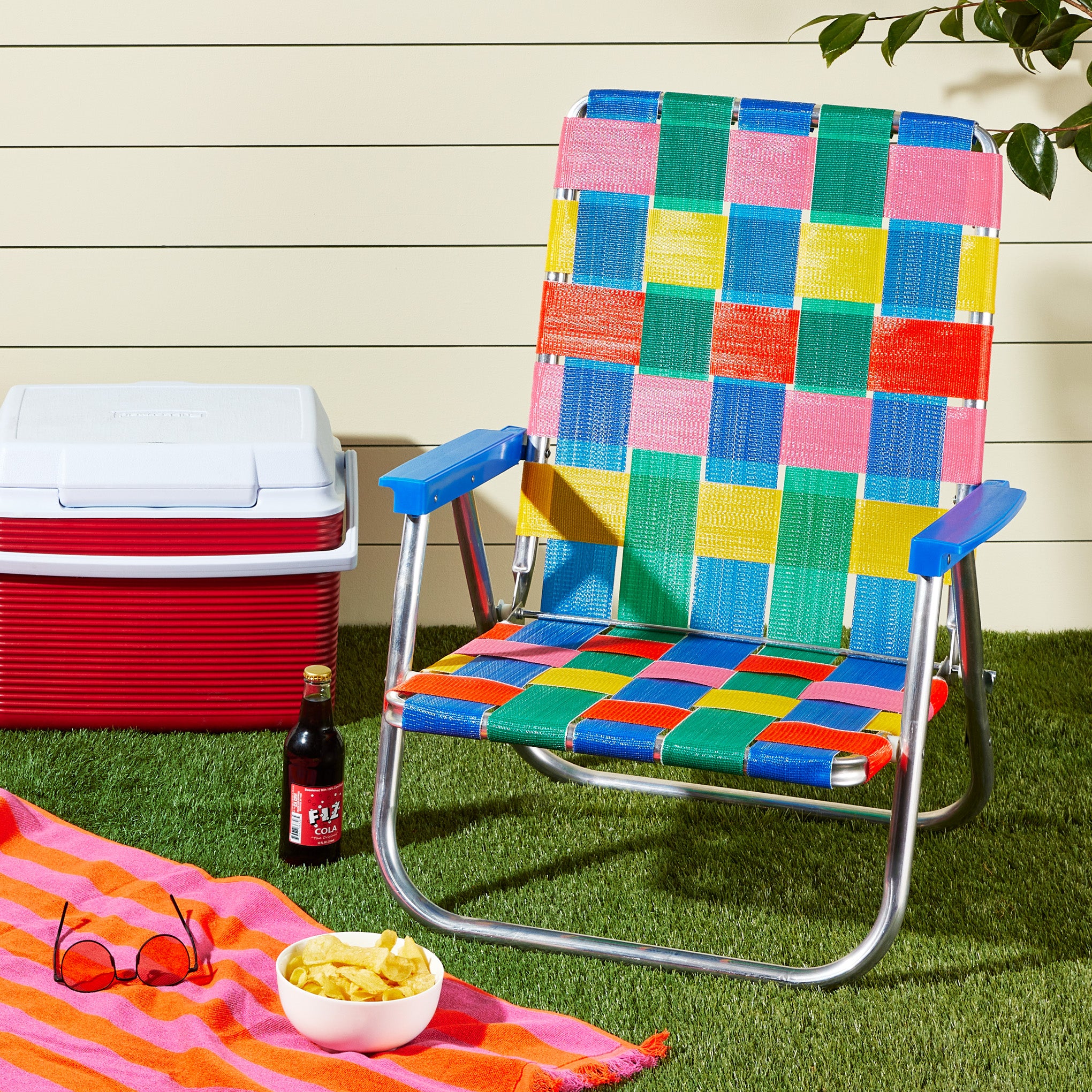 Classic Lawn Chair - Retro Rainbow - Image 6