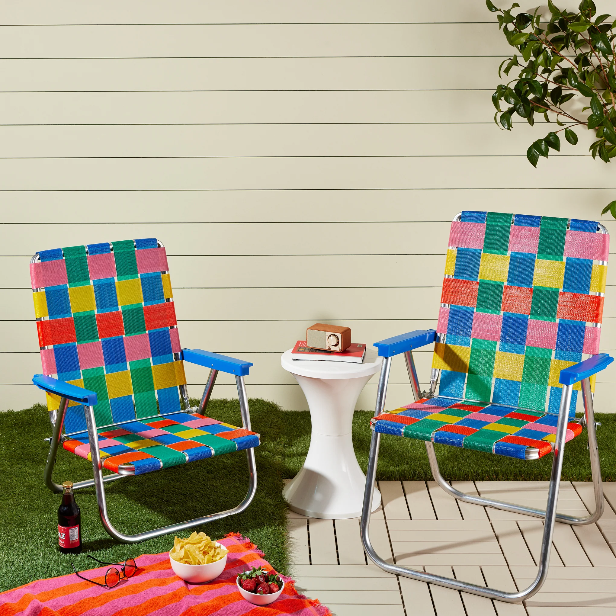 Classic Lawn Chair - Retro Rainbow - Image 9