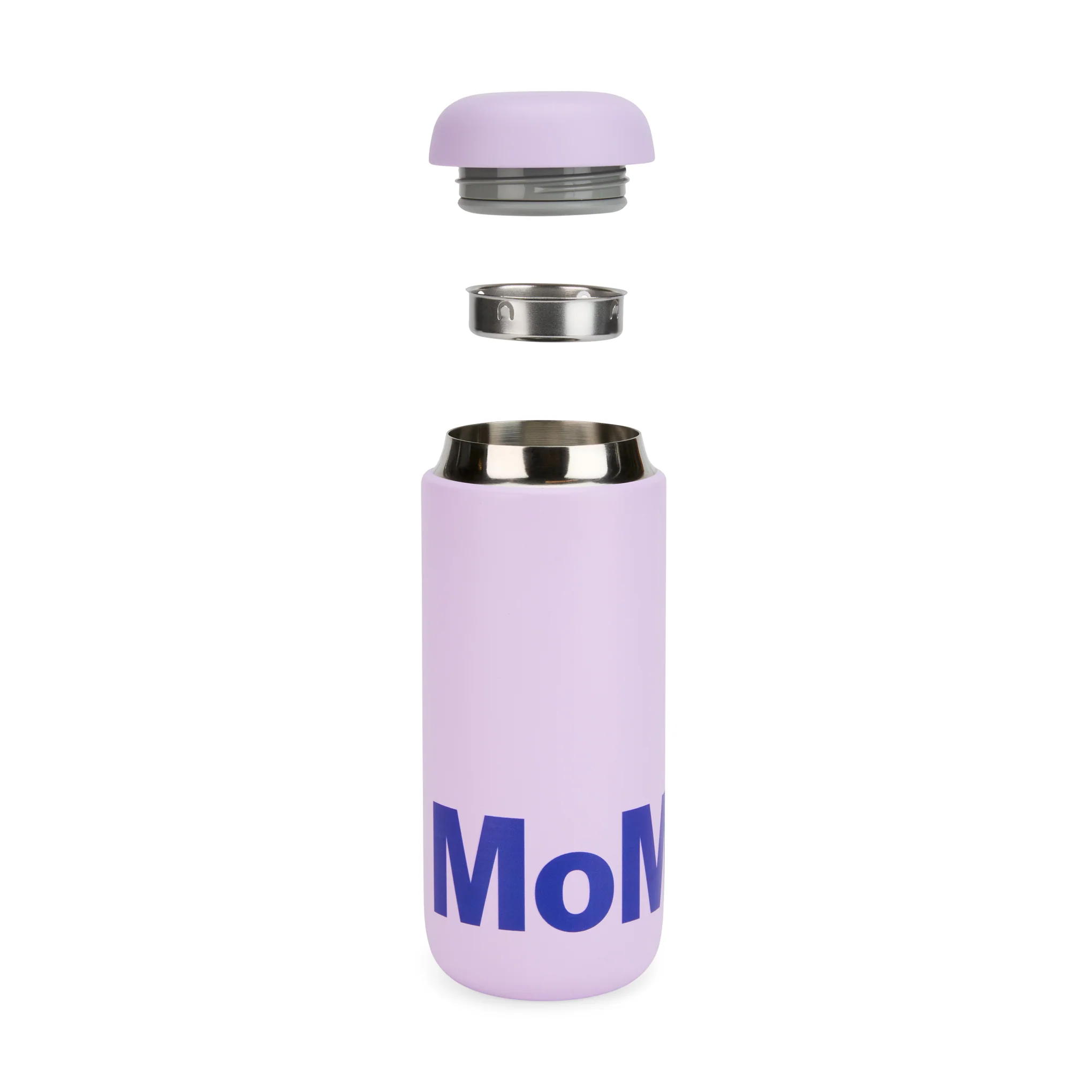 Colorful MoMA Insulated Travel  Mug - Periwinkle/ Blue - Image 4