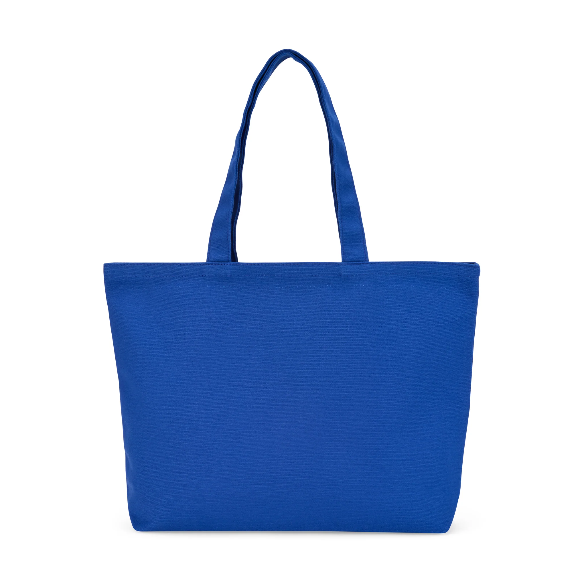 Colorful MoMA Tote Bag - Blue/ Coral - Image 3