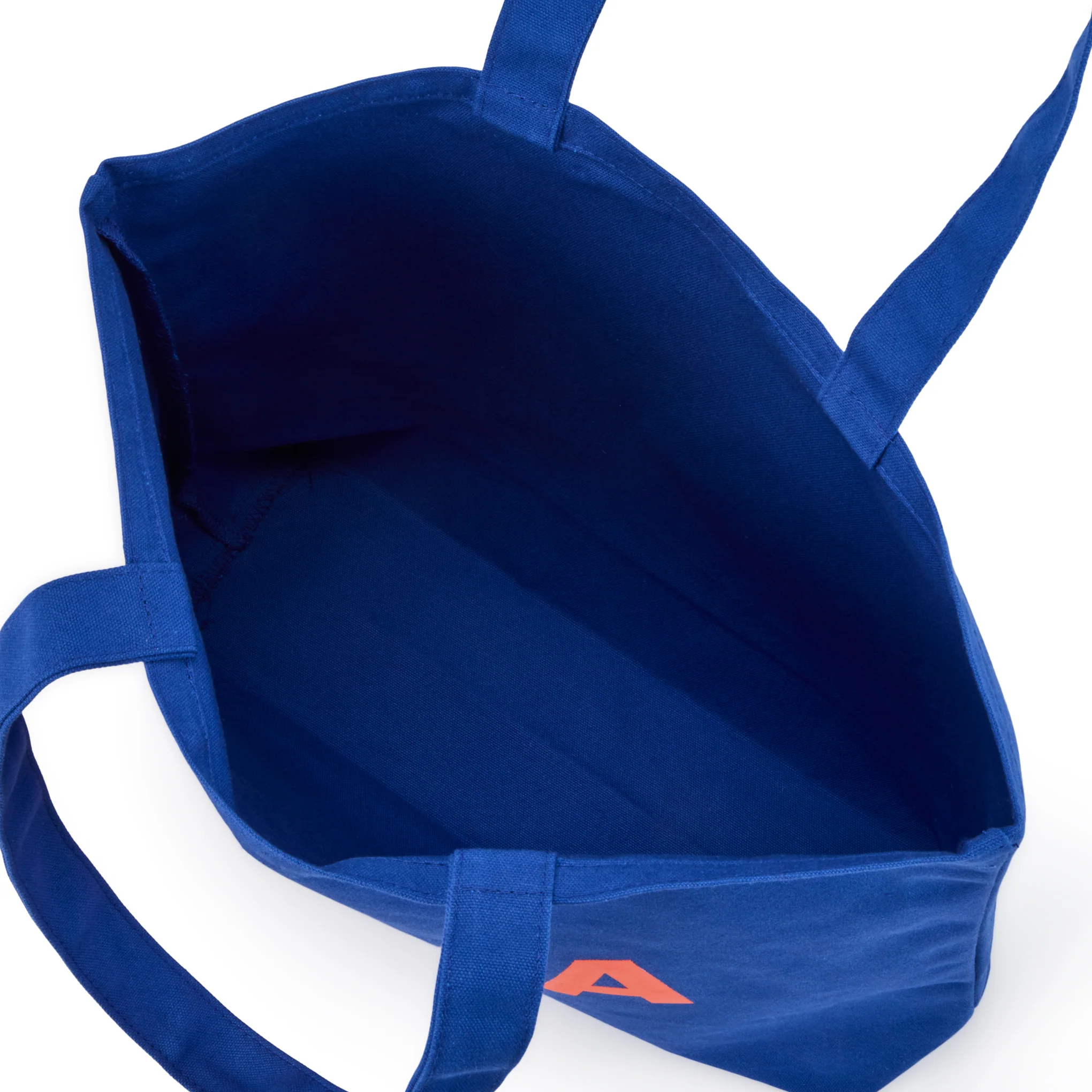 Colorful MoMA Tote Bag - Blue/ Coral - Image 4