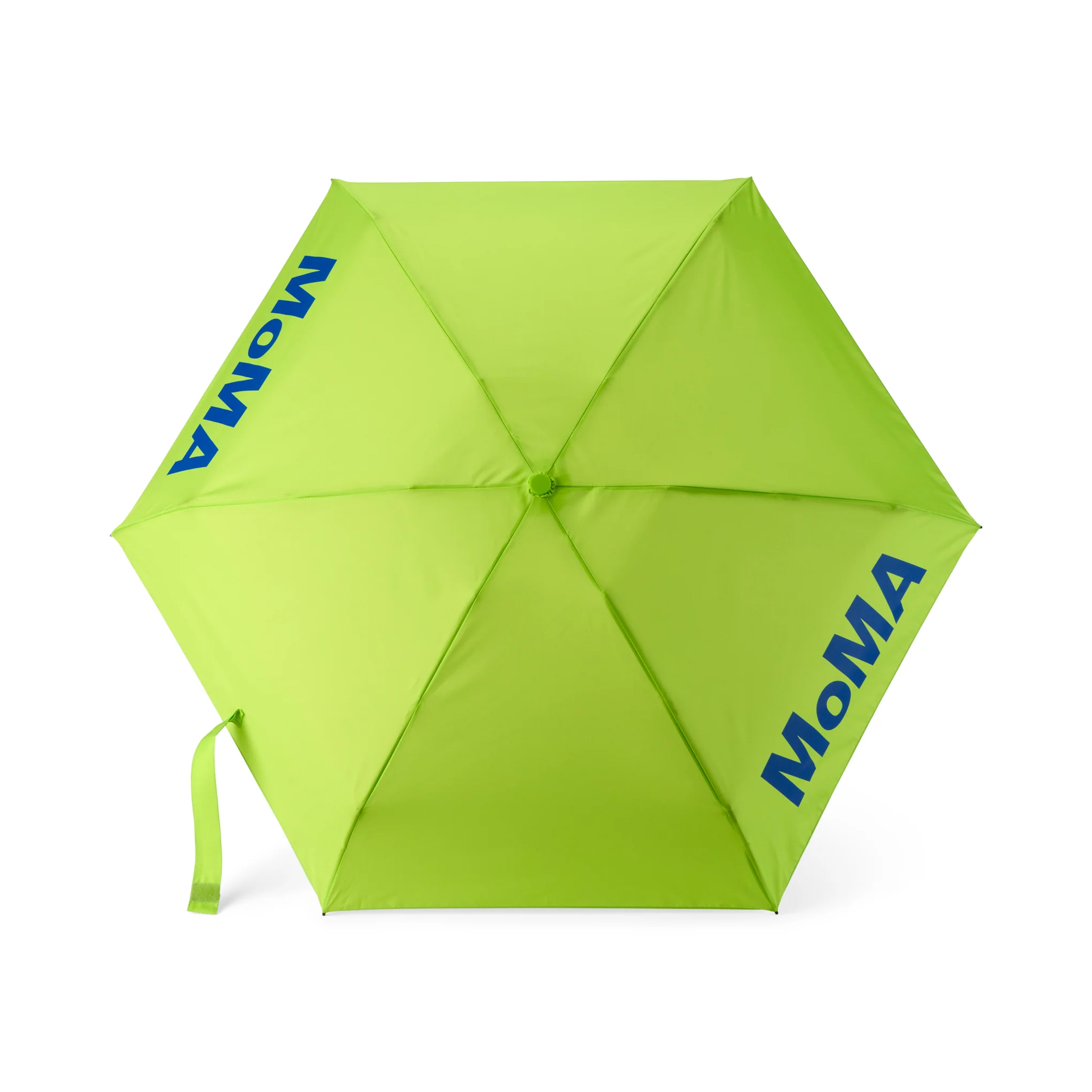Colorful MoMA Umbrella - Green/ Navy - Image 3