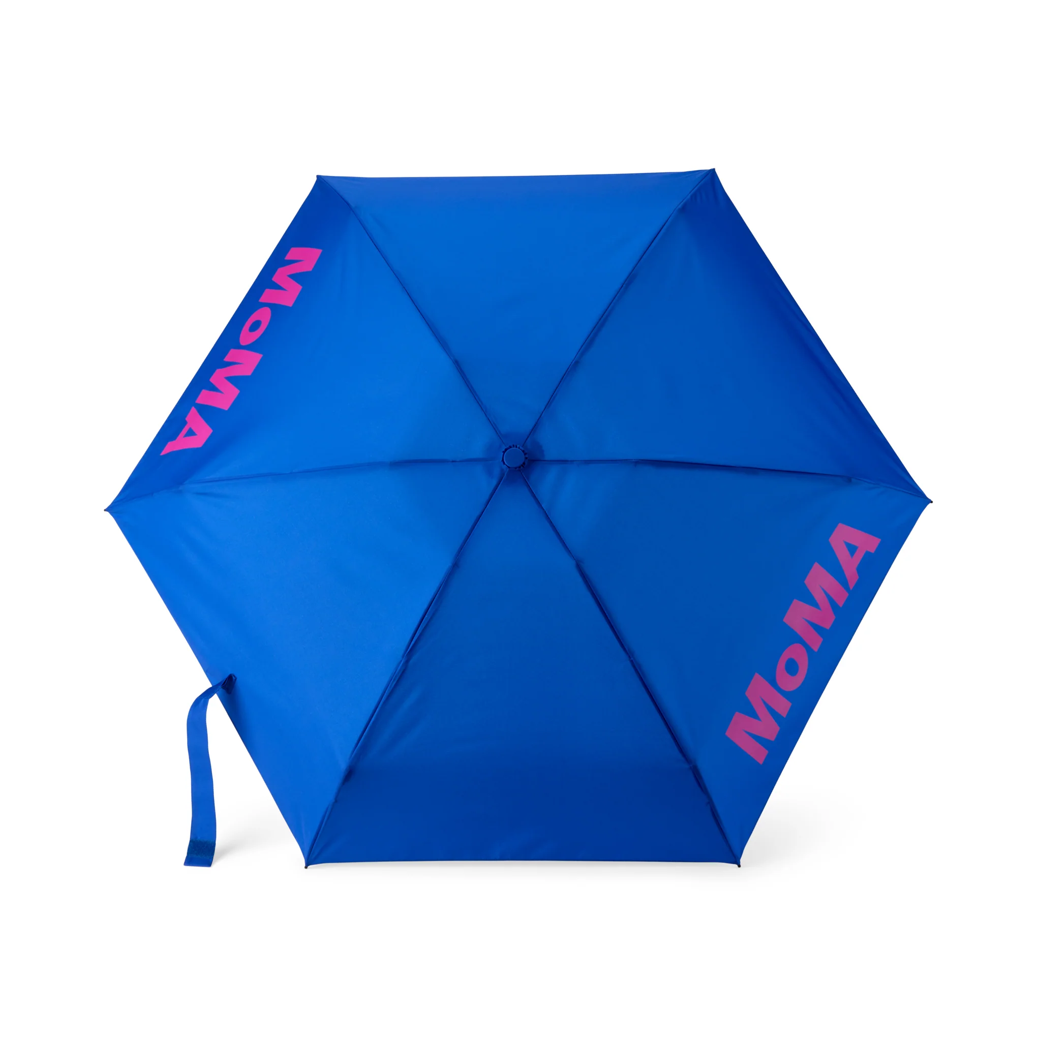 Colorful MoMA Umbrella - Navy/ Fuchsia - Image 3