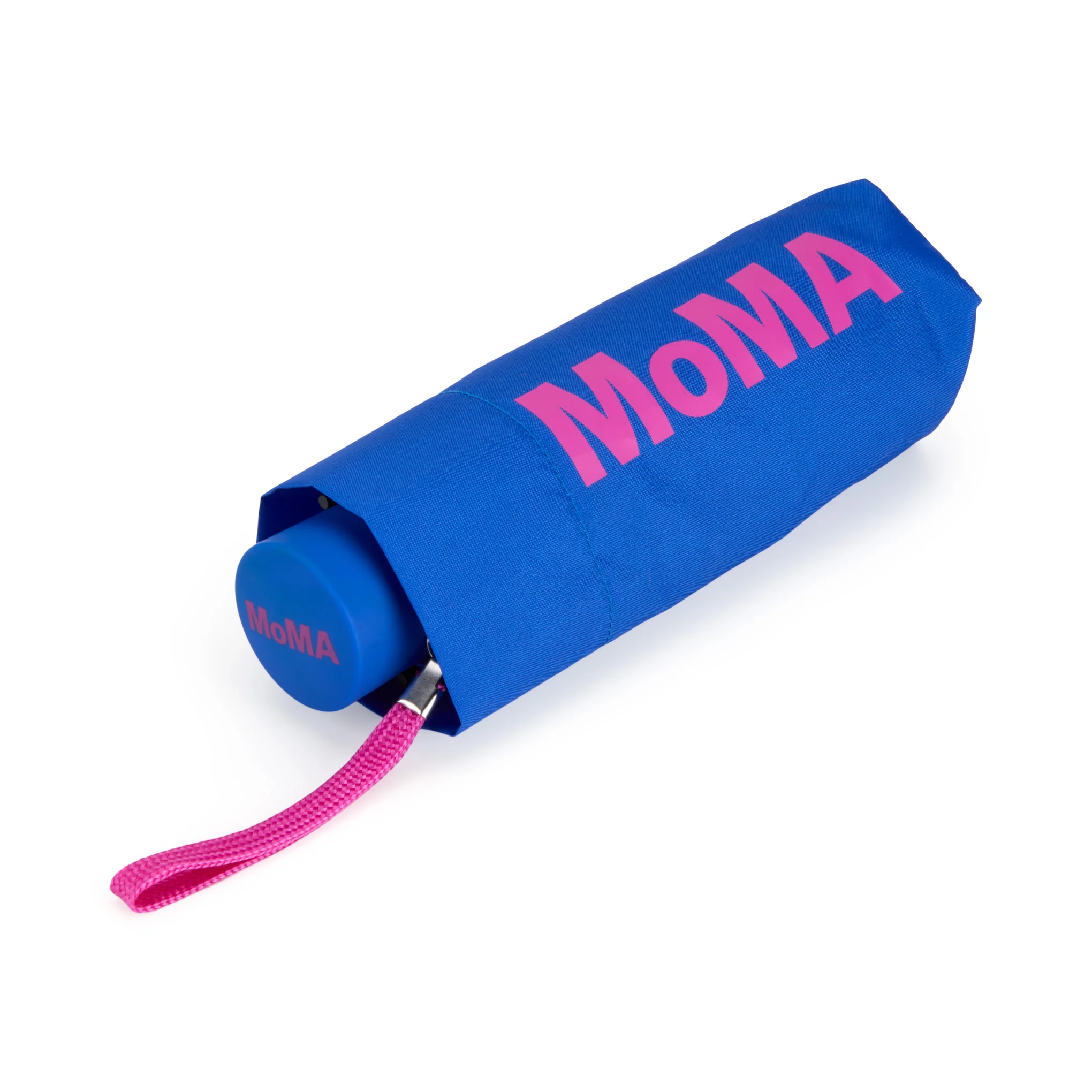 Colorful MoMA Umbrella - Navy/ Fuchsia - Image 4