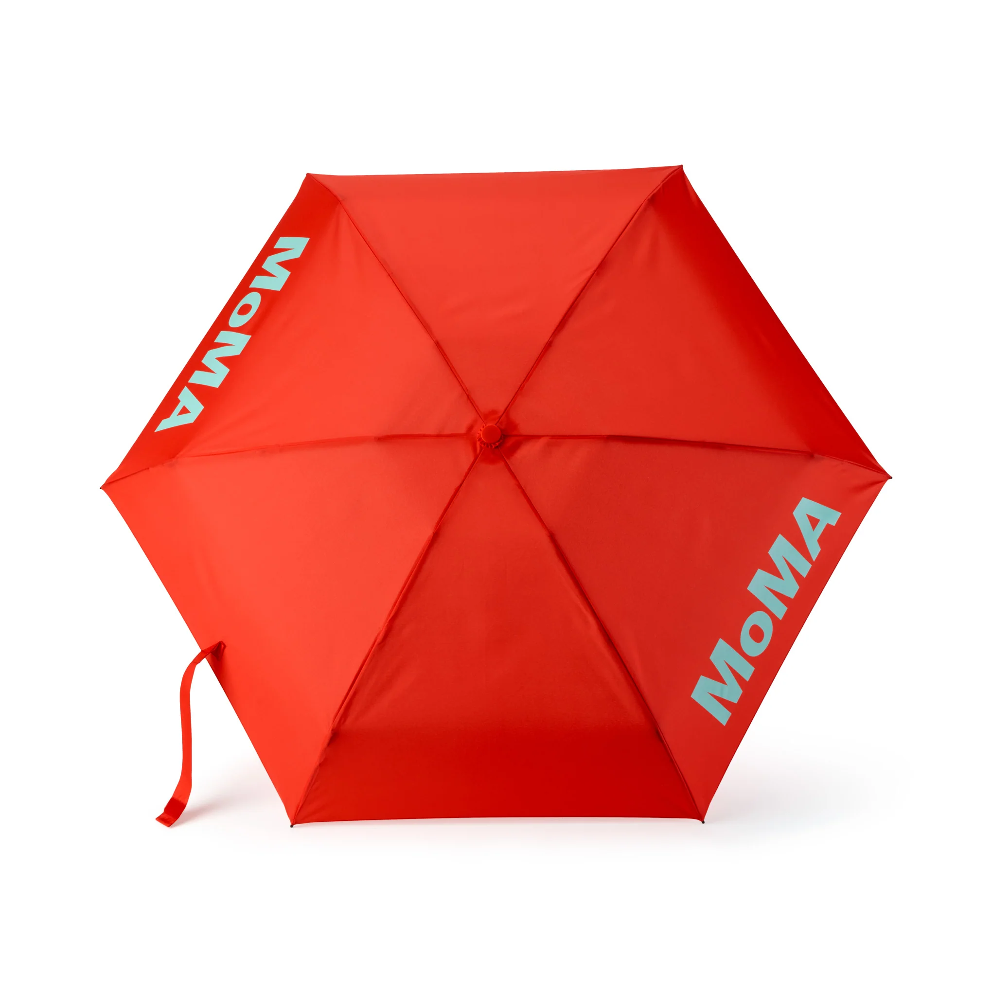 Colorful MoMA Umbrella - Red/ Light Blue - Image 3