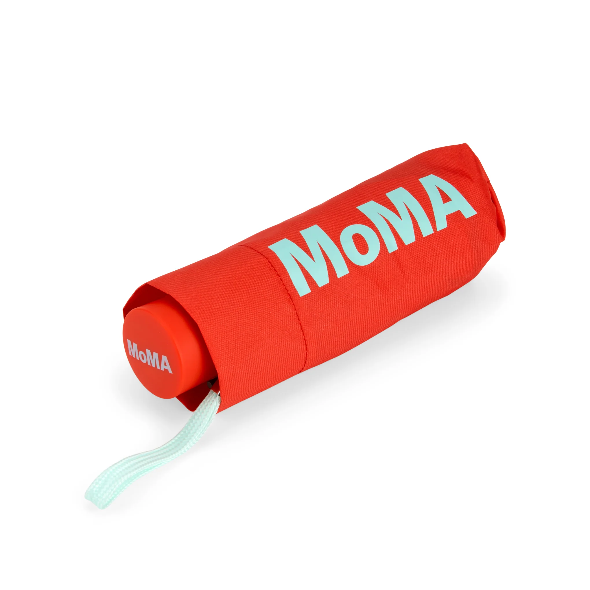Colorful MoMA Umbrella - Red/ Light Blue - Image 4