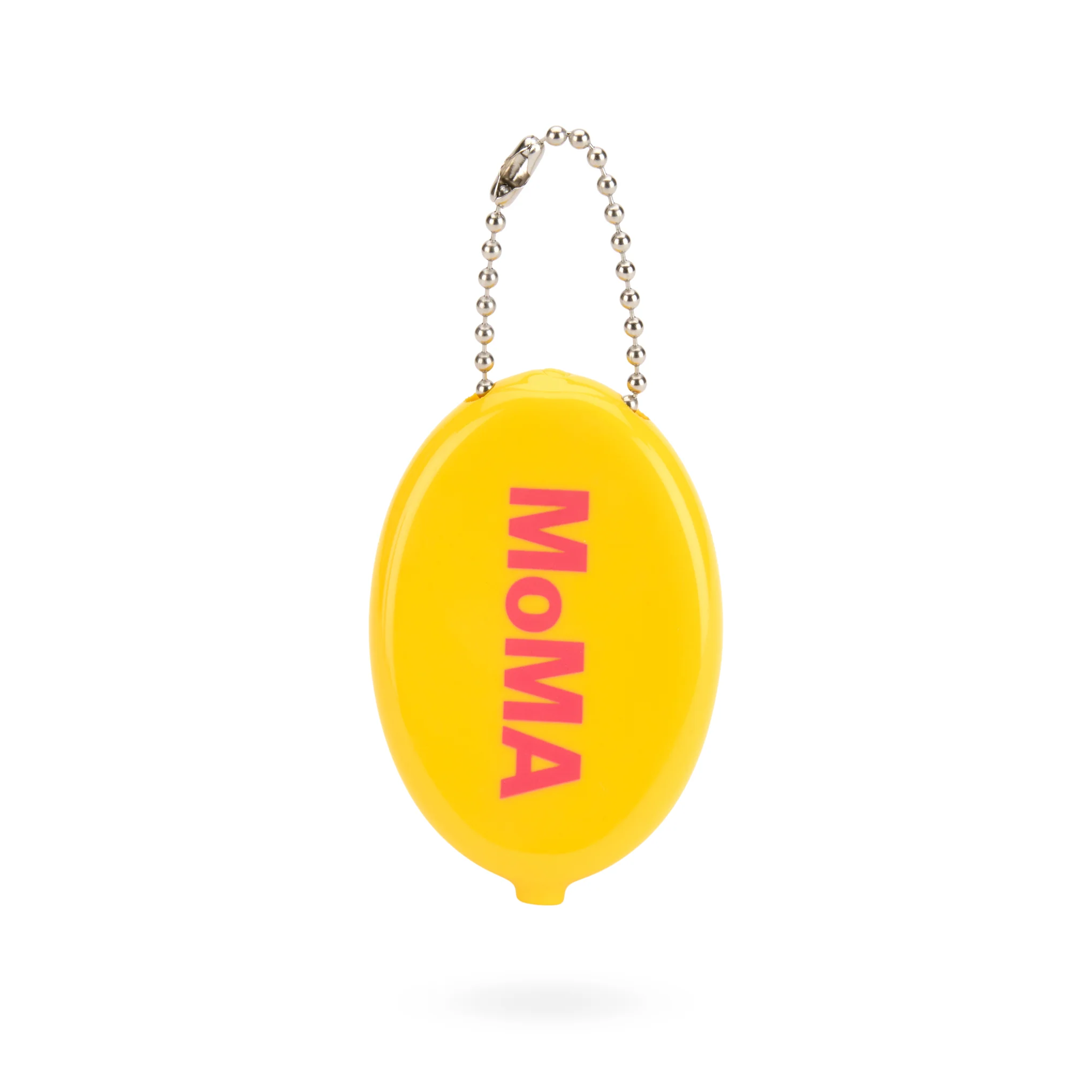 Colorful MoMA Vinyl Coin Pouch - Yellow/ Pink