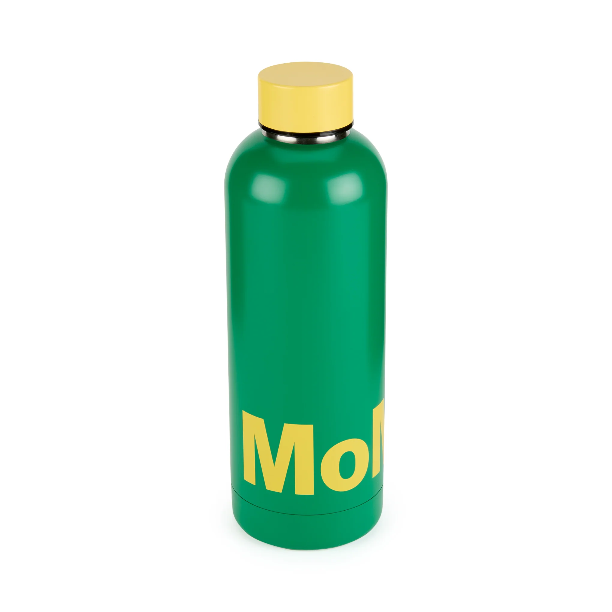 Colorful MoMA Water Bottles - Green/ Yellow