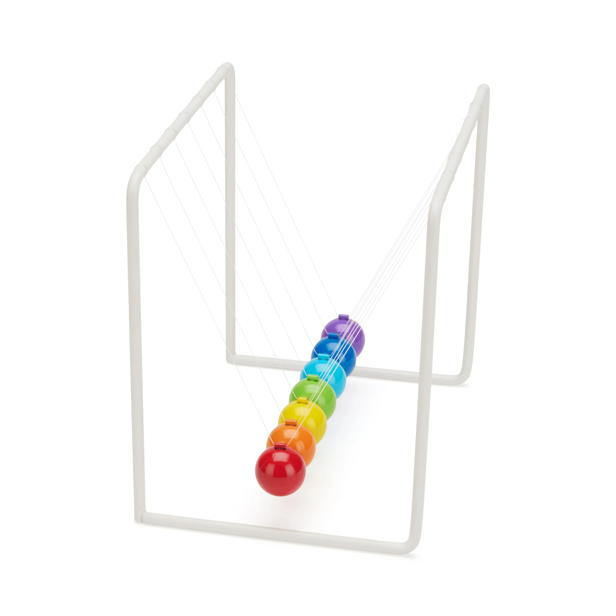 Colorful Newton’s Cradle Desktop Toy - Image 5