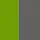 Dual-Sided Recycled Leather Placemat - Green/ Black - Image 6
