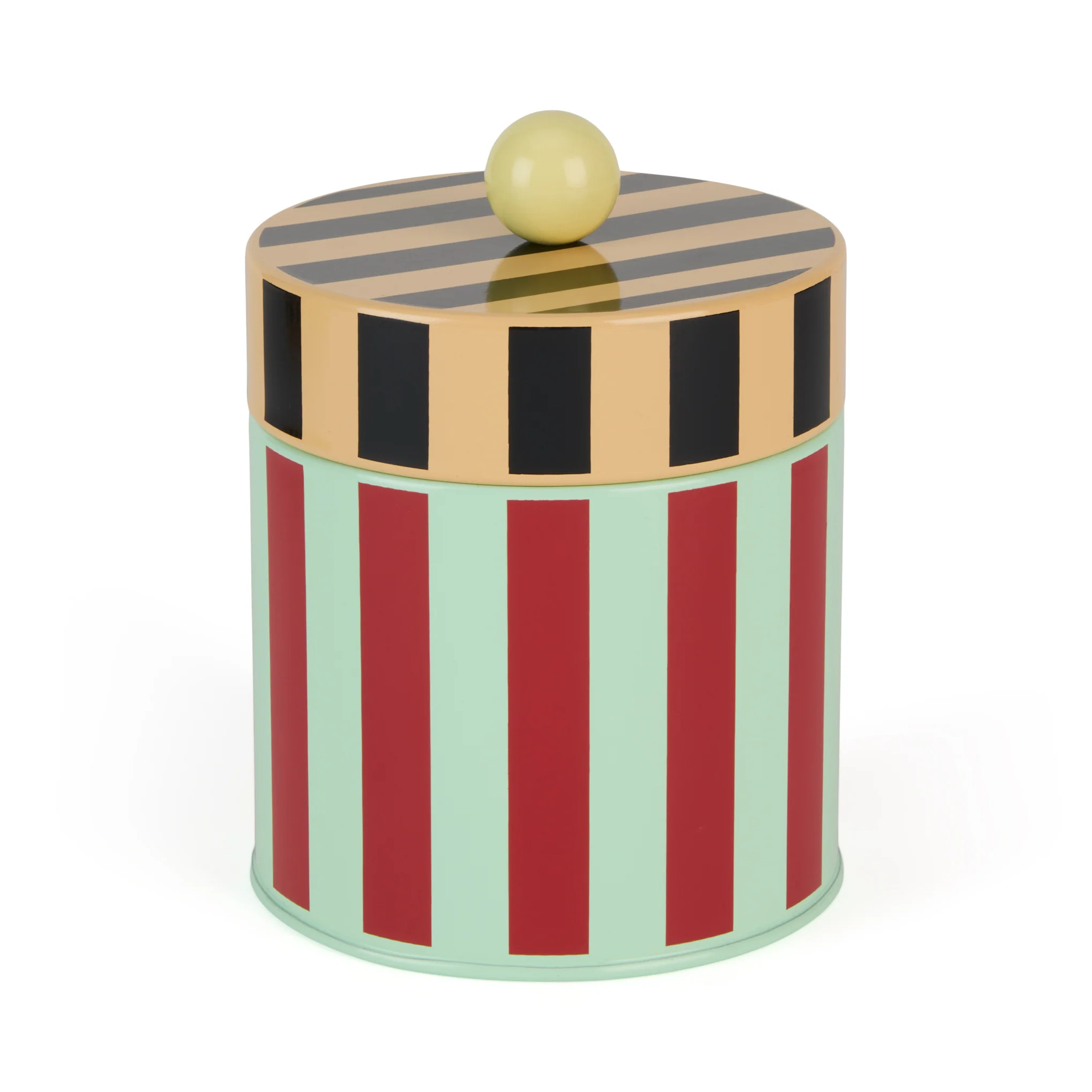 Dusen Dusen Striped Canister - Red/Blue - Image 2
