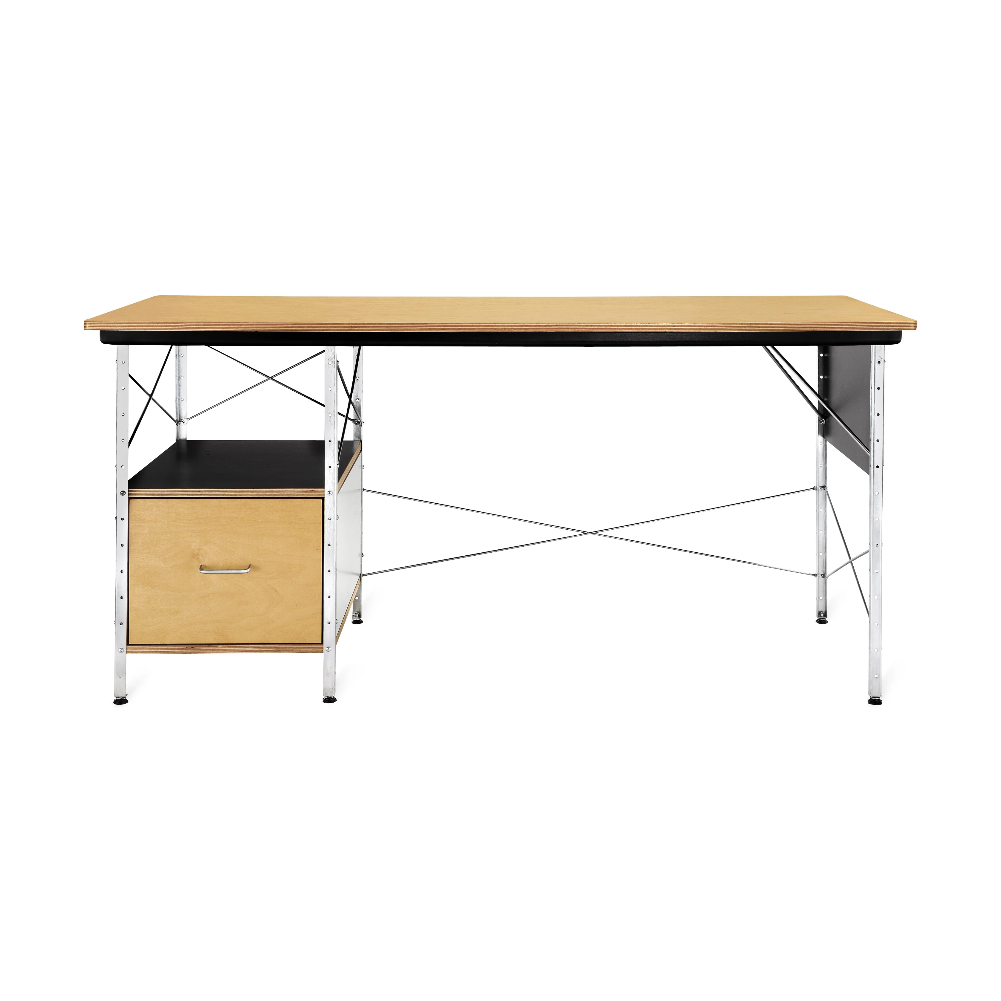 Eames Desk from Herman Miller - Red/ Blue - Image 3
